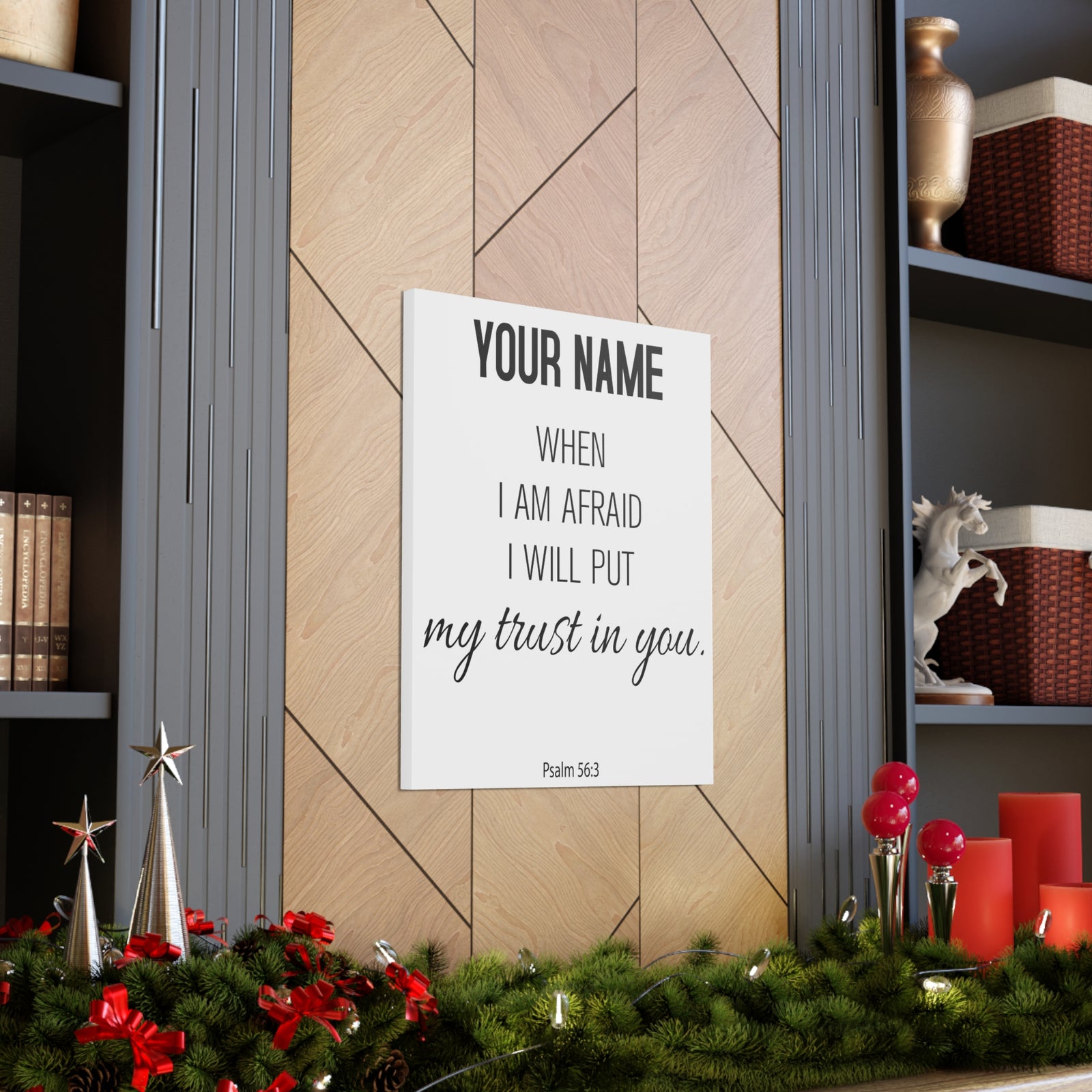 Personalized Psalm 56:3 I Will Put My Trust in You-Express Your Love Gifts