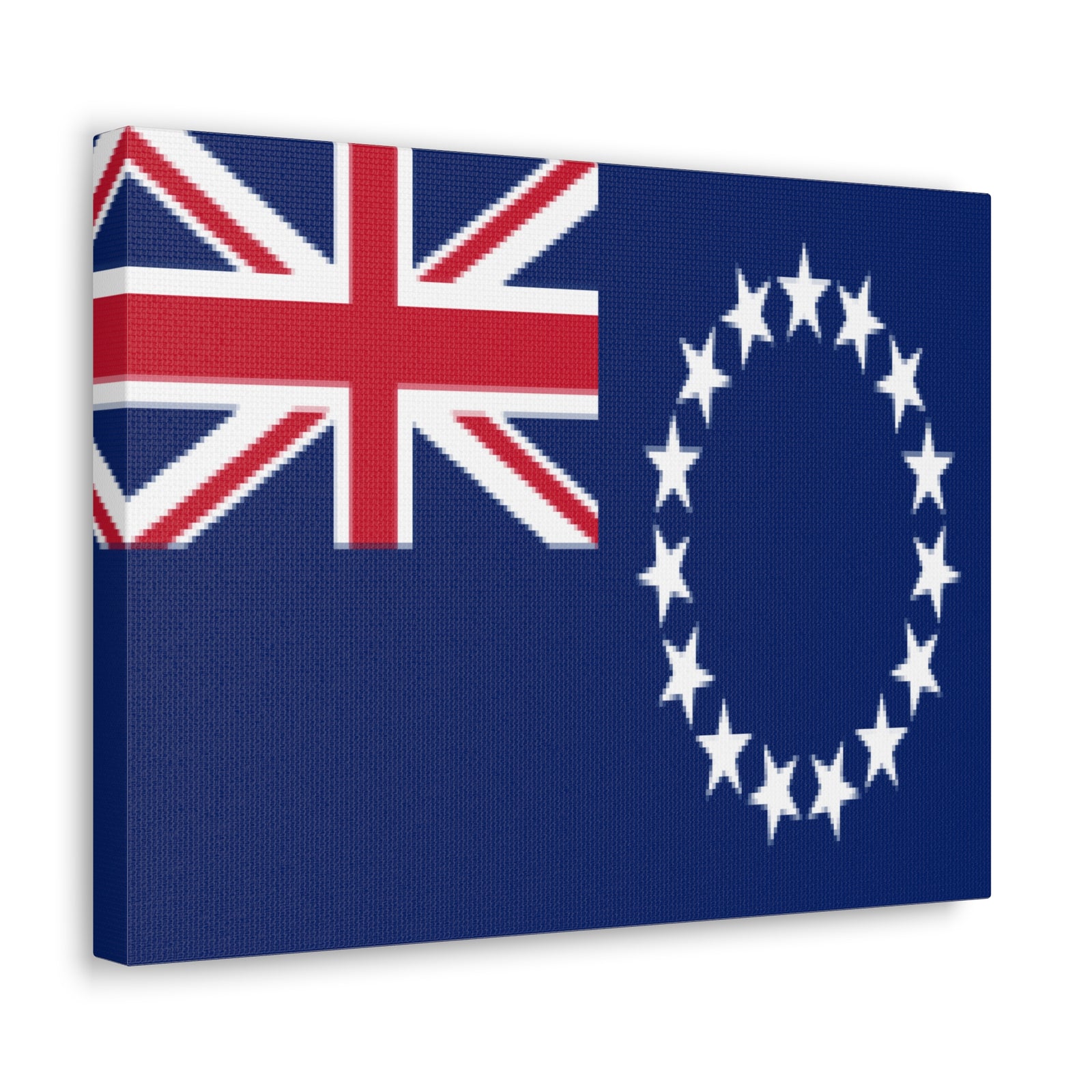 Cook Islands Country Flag Canvas Vibrant Wall Art Unframed Home Decor-Express Your Love Gifts