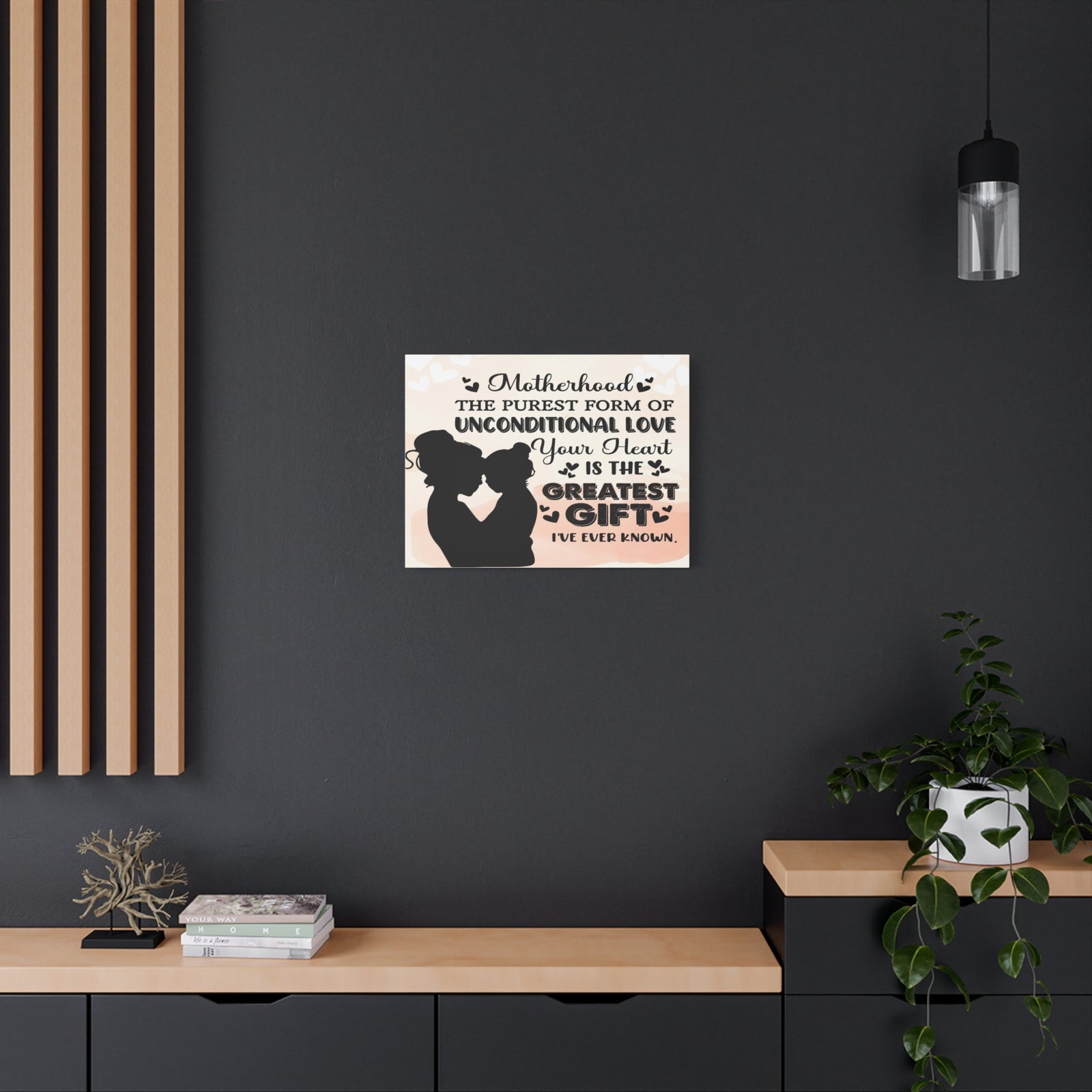 To Mom Greatest Gift Inspirational Quote – Elegant Home Décor-Express Your Love Gifts