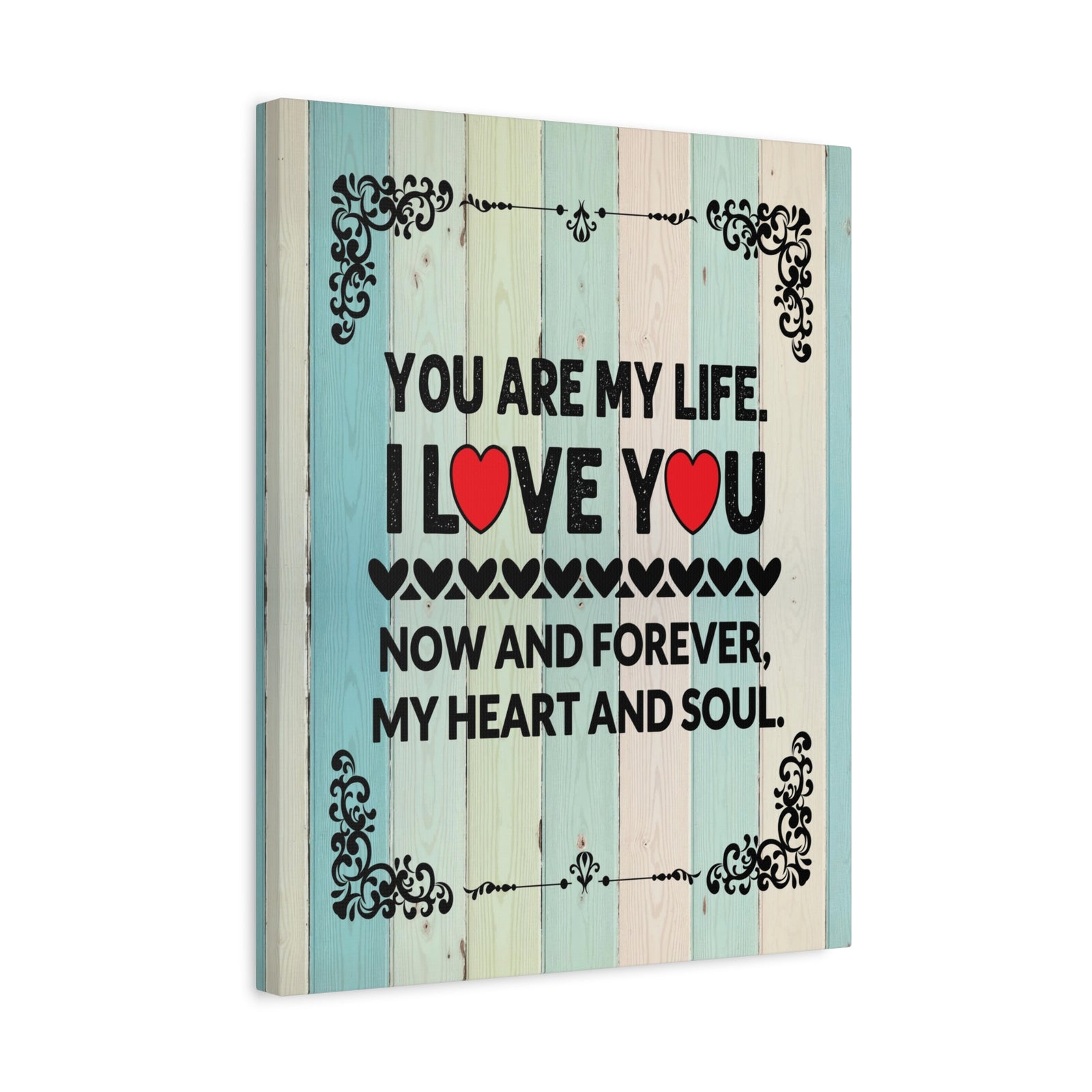 To My Wife You Are My Life Canvas Wall Art – Heartfelt Romantic Gift for Home Decor-Express Your Love Gifts