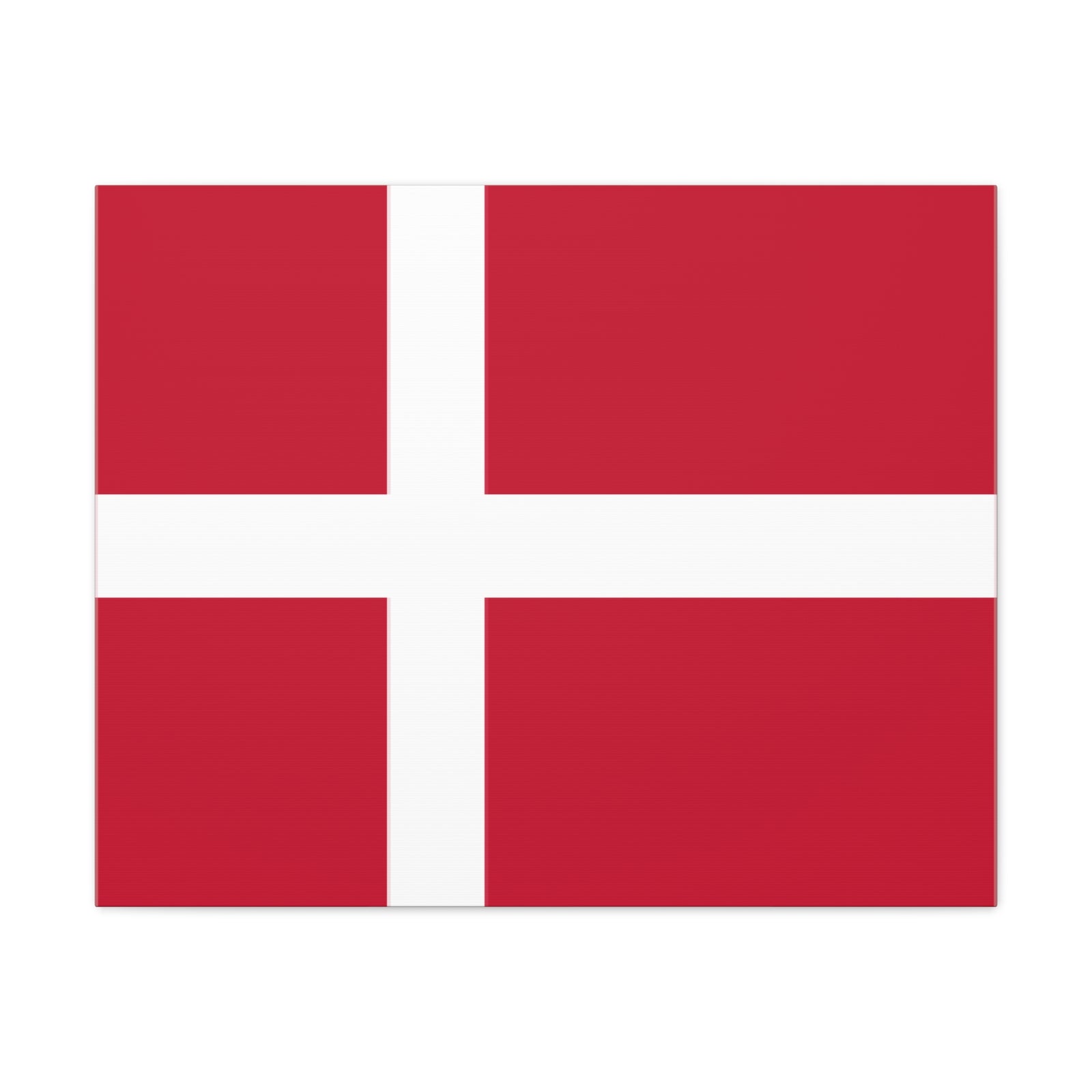 Denmark Country Flag Canvas Vibrant Wall Art Unframed Home Decor-Express Your Love Gifts