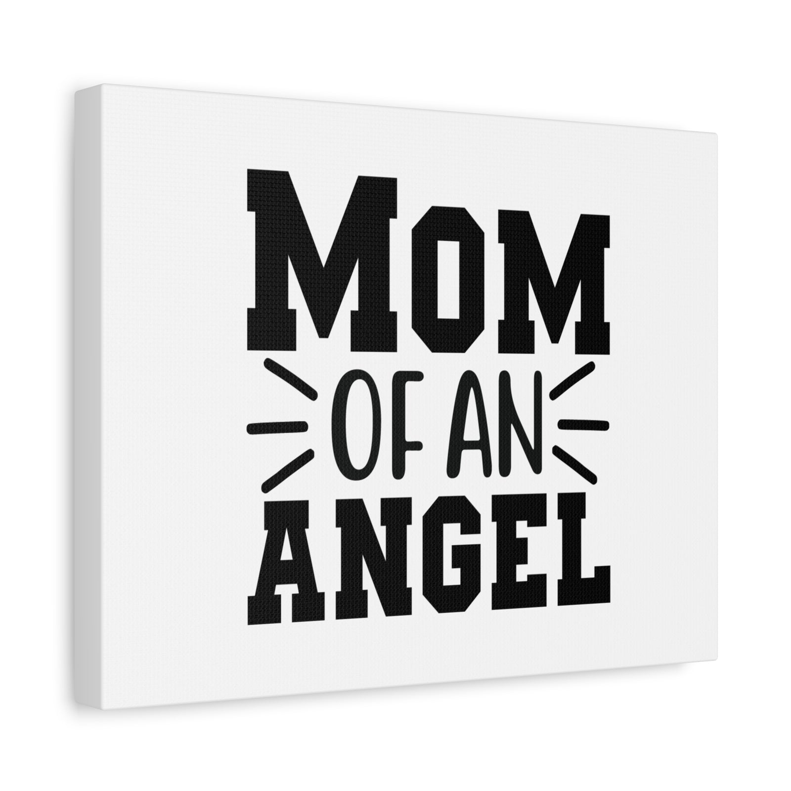 Scripture Canvas Mom Of An Angel Psalm 127:3 Christian Wall Art Bible Verse Print Ready to Hang-Express Your Love Gifts