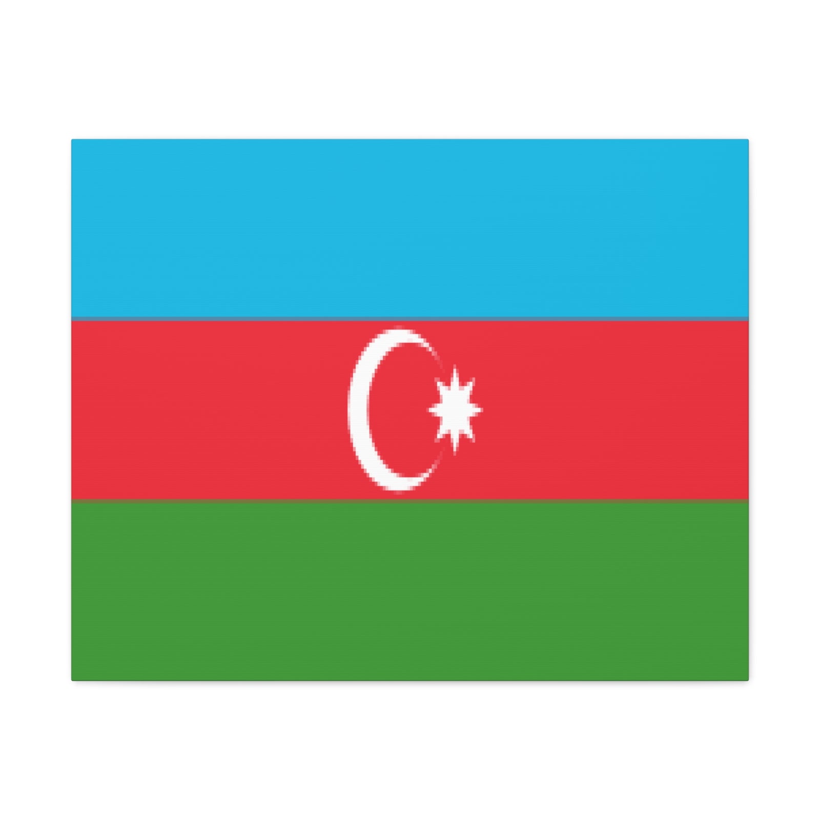 Azerbaijan Country Flag Canvas Vibrant Wall Art Unframed Home Decor-Express Your Love Gifts