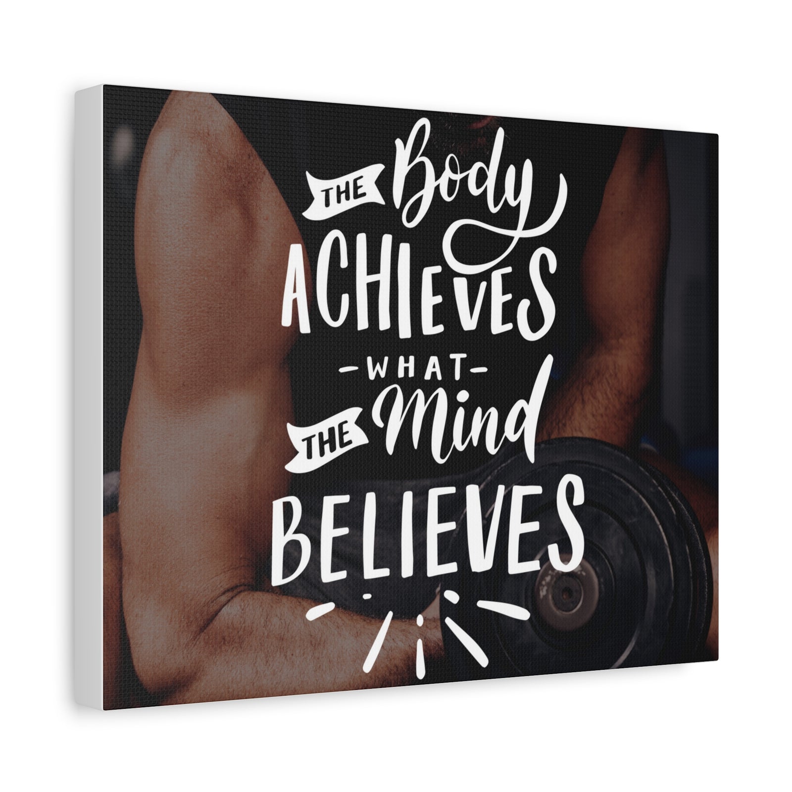 Inspirational Quote Canvas Achieve Wall Art Motivational Motto Inspiring Prints Artwork Decor Ready to Hang-Express Your Love Gifts