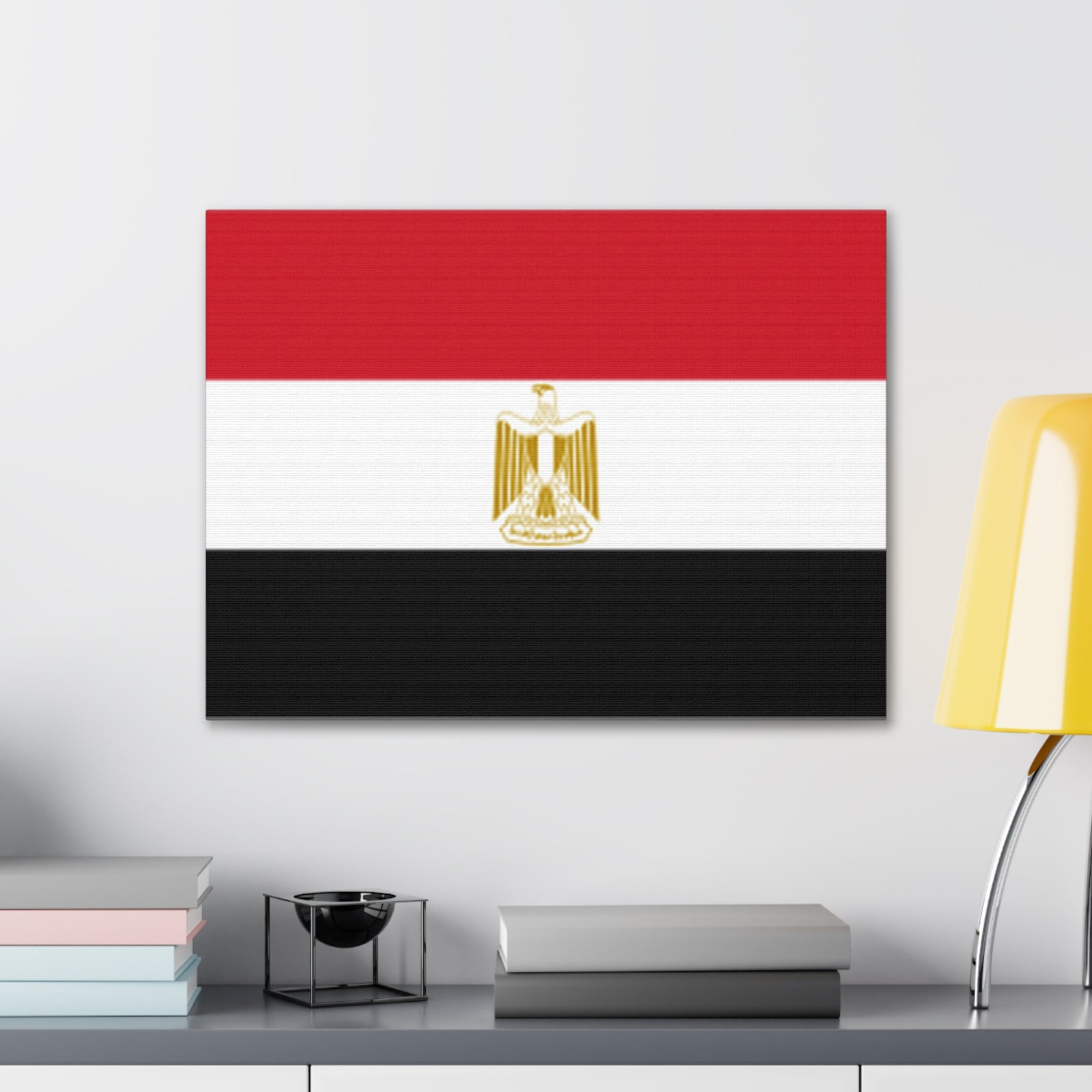 Egypt Country Flag Canvas Vibrant Wall Art Unframed Home Decor-Express Your Love Gifts