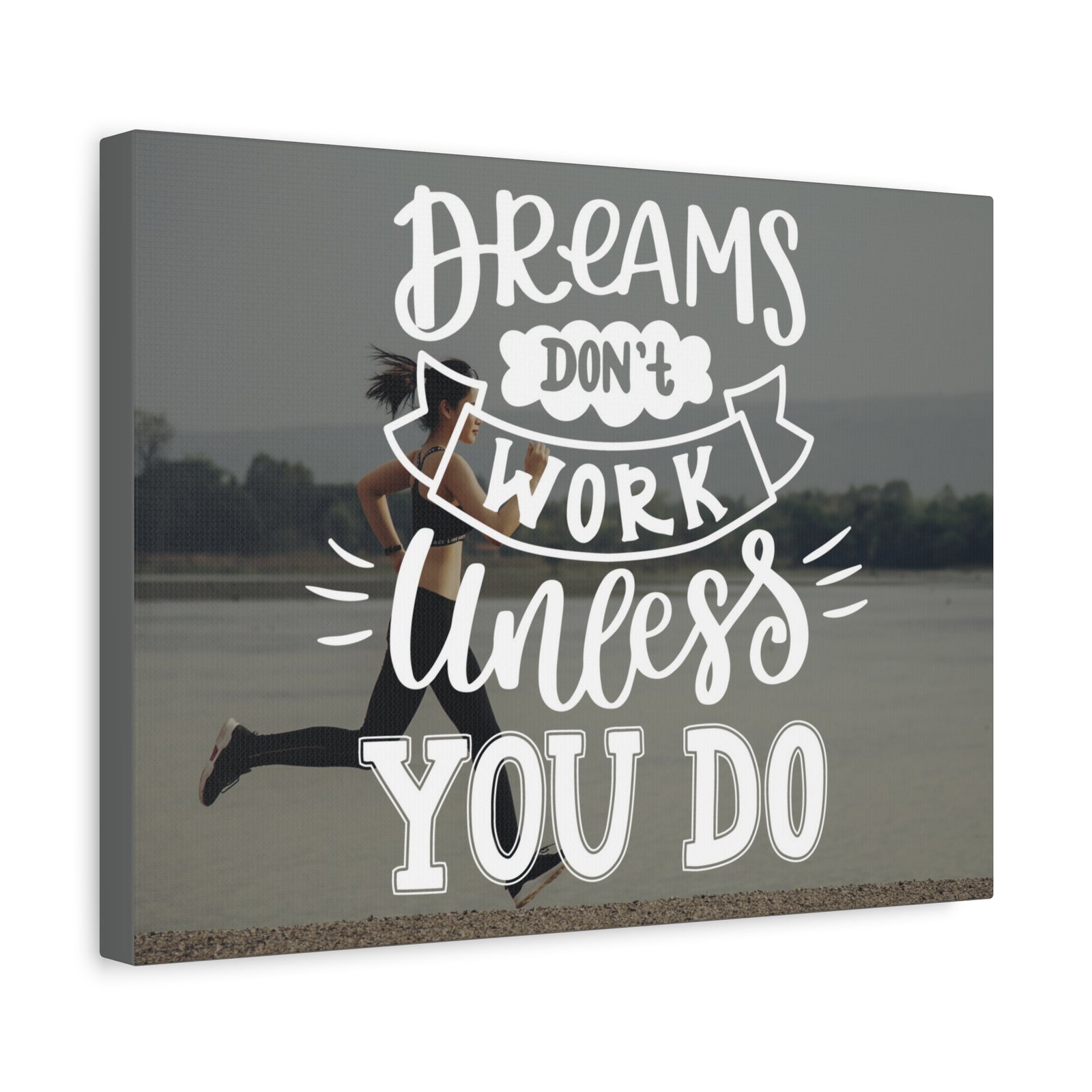 Inspirational Quote Canvas Dreams Wall Art Motivational Motto Inspiring Prints Artwork Decor Ready to Hang-Express Your Love Gifts