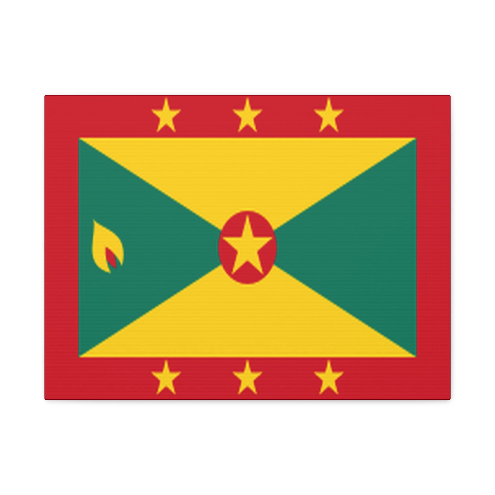 Grenada Country Flag Canvas Vibrant Wall Art Unframed Home Decor-Express Your Love Gifts