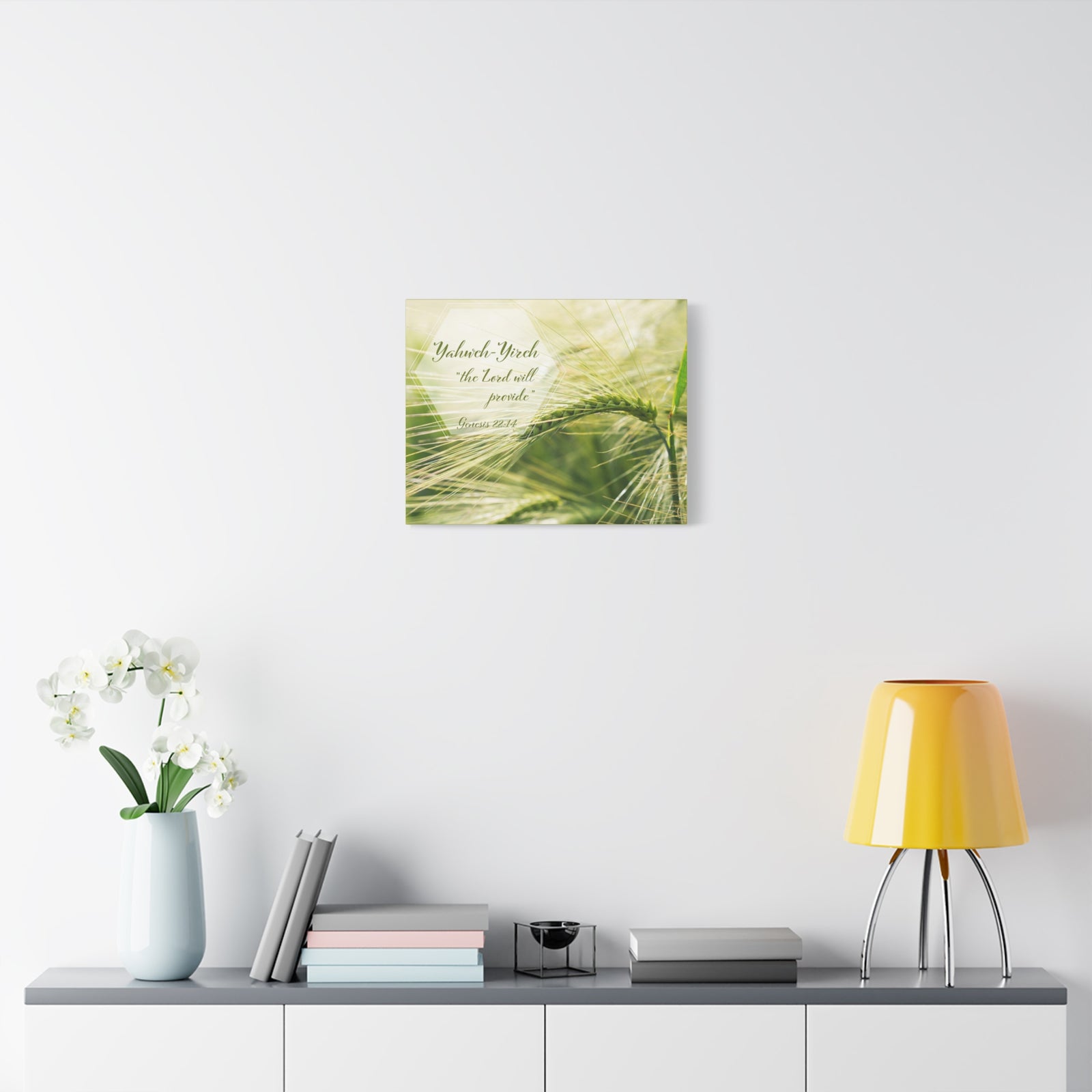 Scripture Walls The Lord Will Provide Genesis 22:14 Bible Verse Canvas Christian Wall Art Bible Verse Print Ready To Hang-Express Your Love Gifts