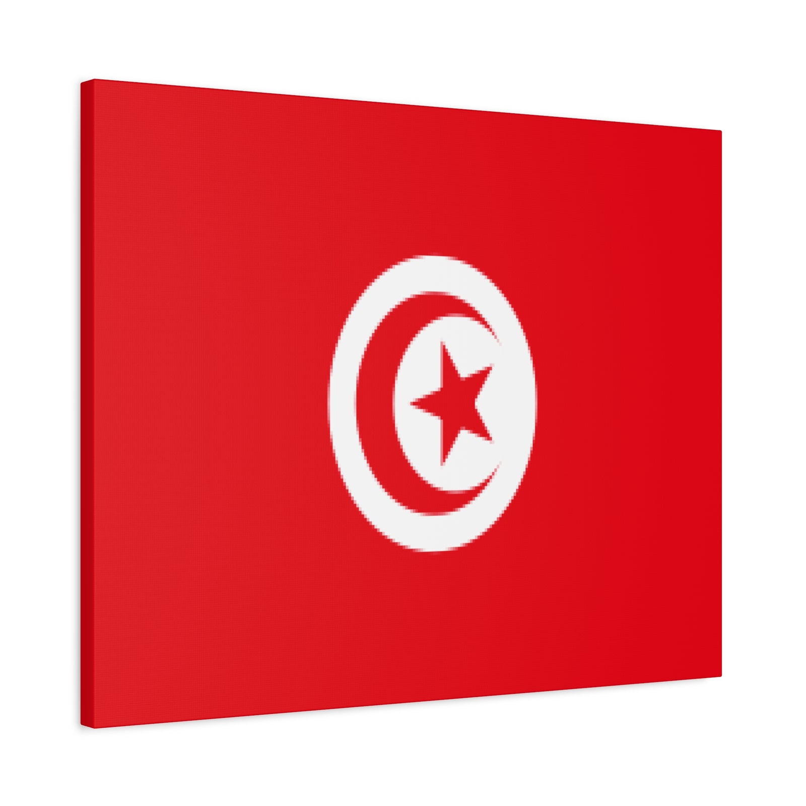Tunisia Country Flag Canvas Vibrant Wall Art Unframed Home Decor-Express Your Love Gifts