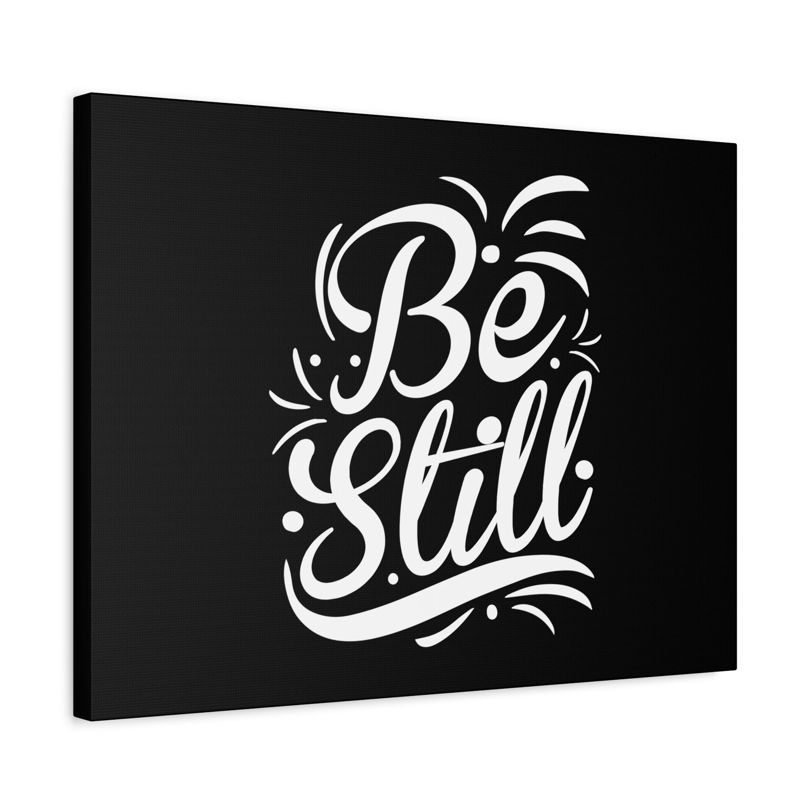 Scripture Walls Be Still White Psalm 46:10 Christian Wall Art Bible Verse Print Ready to Hang-Express Your Love Gifts
