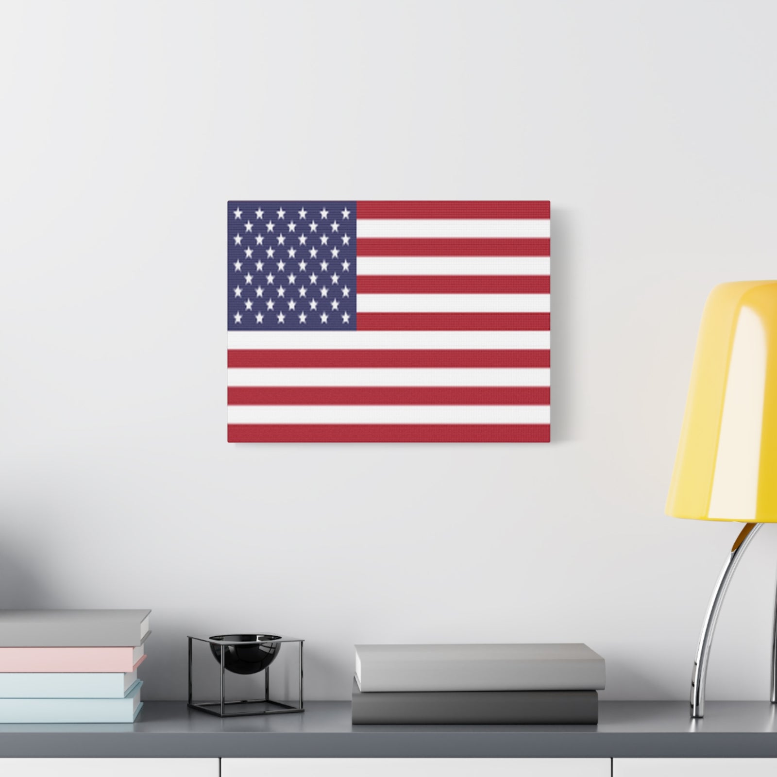 United States Country Flag Canvas Vibrant Wall Art Unframed Home Decor-Express Your Love Gifts