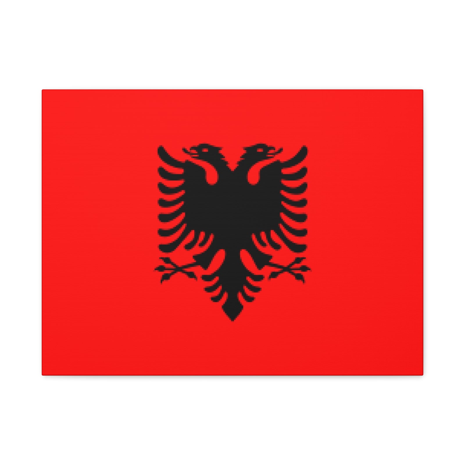 Albania Country Flag Canvas Vibrant Wall Art Unframed Home Decor-Express Your Love Gifts
