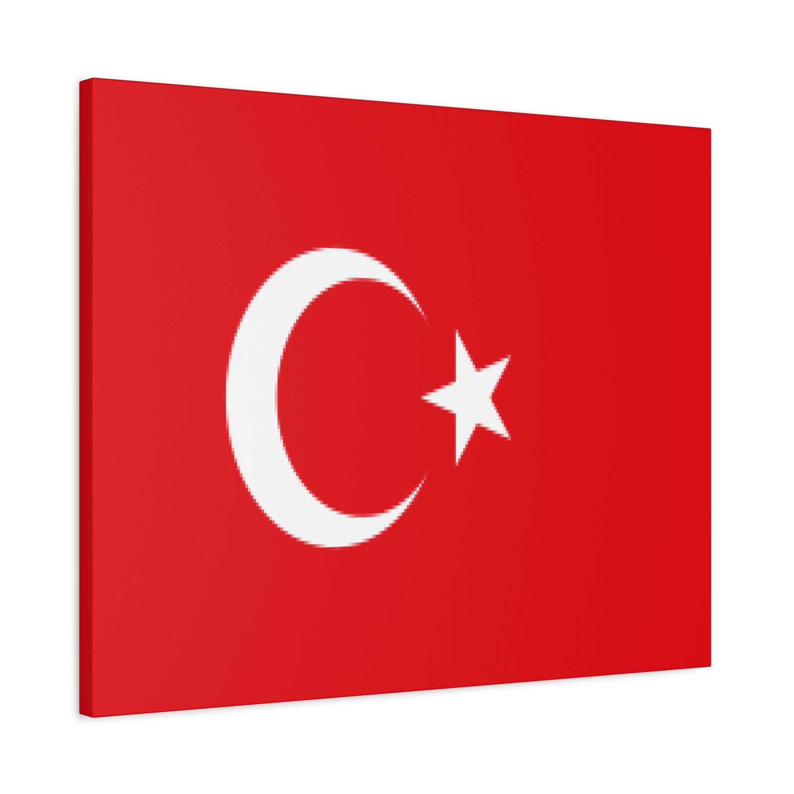 Turkey Country Flag Canvas Vibrant Wall Art Unframed Home Decor-Express Your Love Gifts