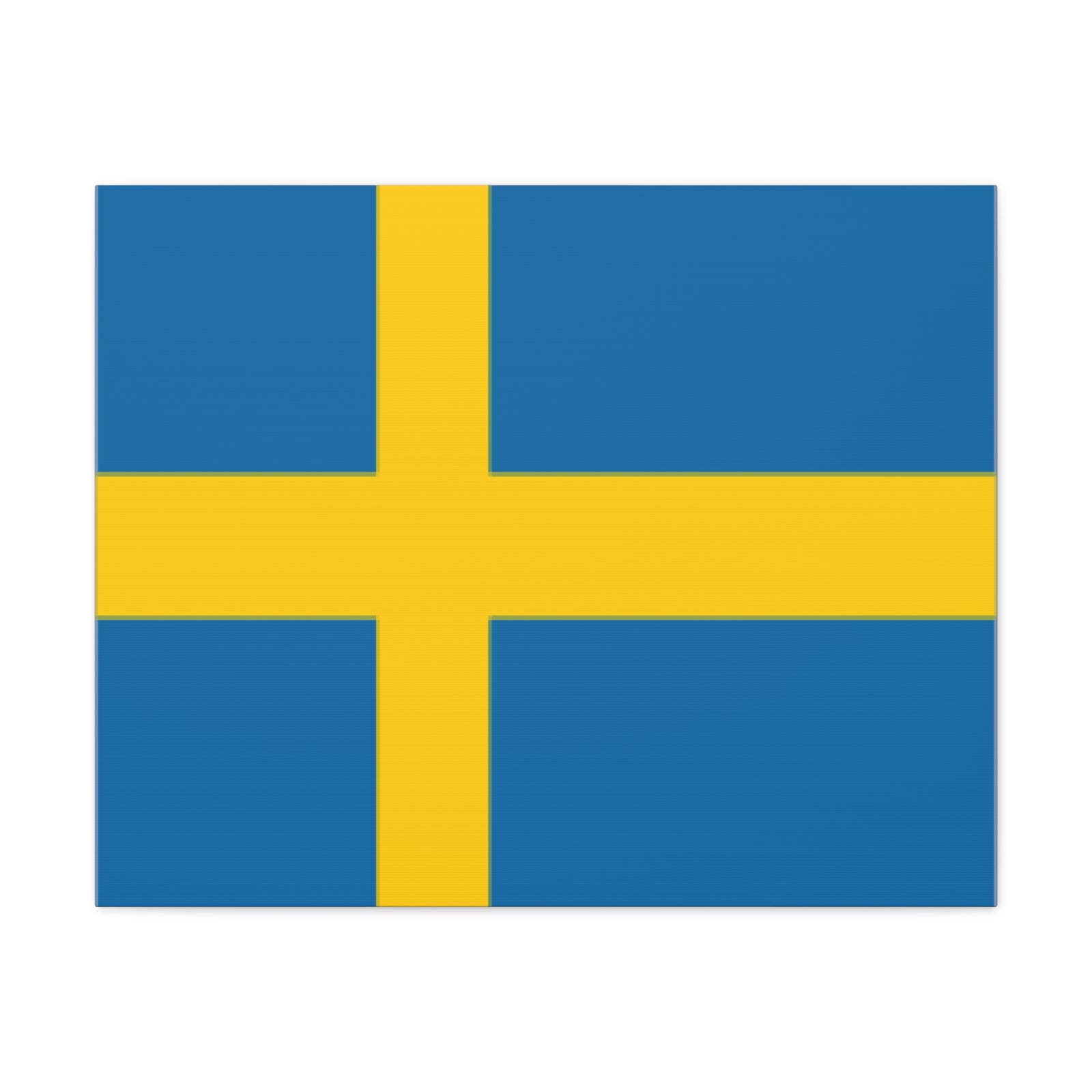 Sweden Country Flag Canvas Vibrant Wall Art Unframed Home Decor-Express Your Love Gifts