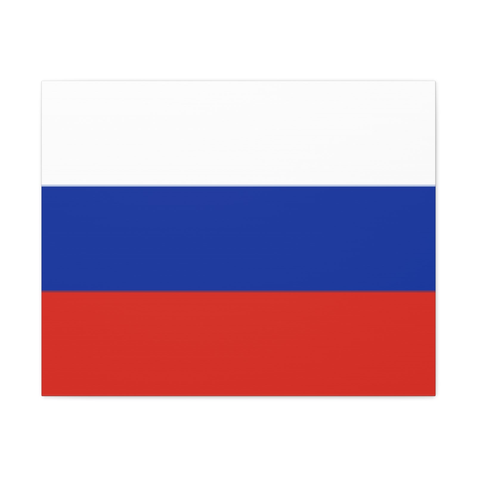Russia Country Flag Canvas Vibrant Wall Art Unframed Home Decor-Express Your Love Gifts