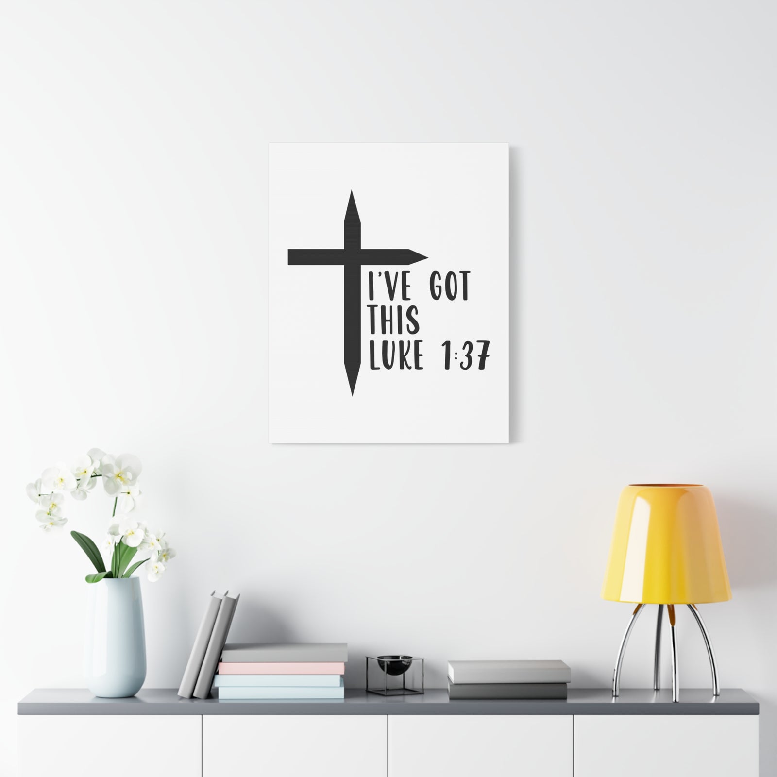 Scripture Walls Luke 1:37 I've Got This Bible Verse Canvas Christian Wall Art Ready to Hang Unframed-Express Your Love Gifts
