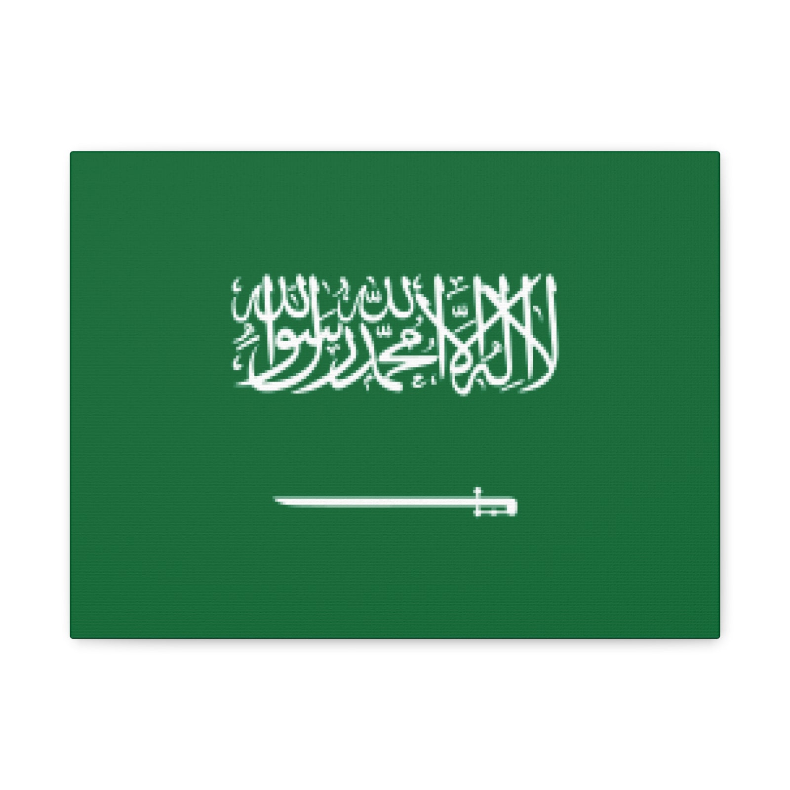 Saudi Arabia Country Flag Canvas Vibrant Wall Art Unframed Home Decor-Express Your Love Gifts