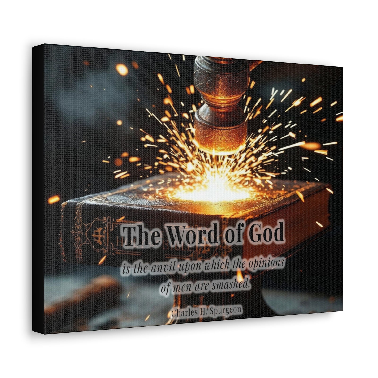 Scripture Walls The Word of God by Charles H. Spurgeon Bible Verse Canvas Christian Wall Art Ready to Hang Unframed-Express Your Love Gifts
