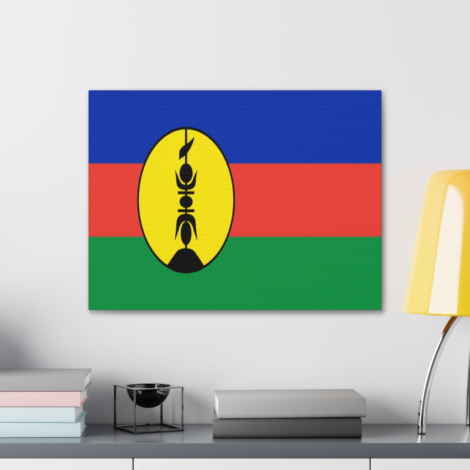 New Caledonia Country Flag Canvas Vibrant Wall Art Unframed Home Decor-Express Your Love Gifts
