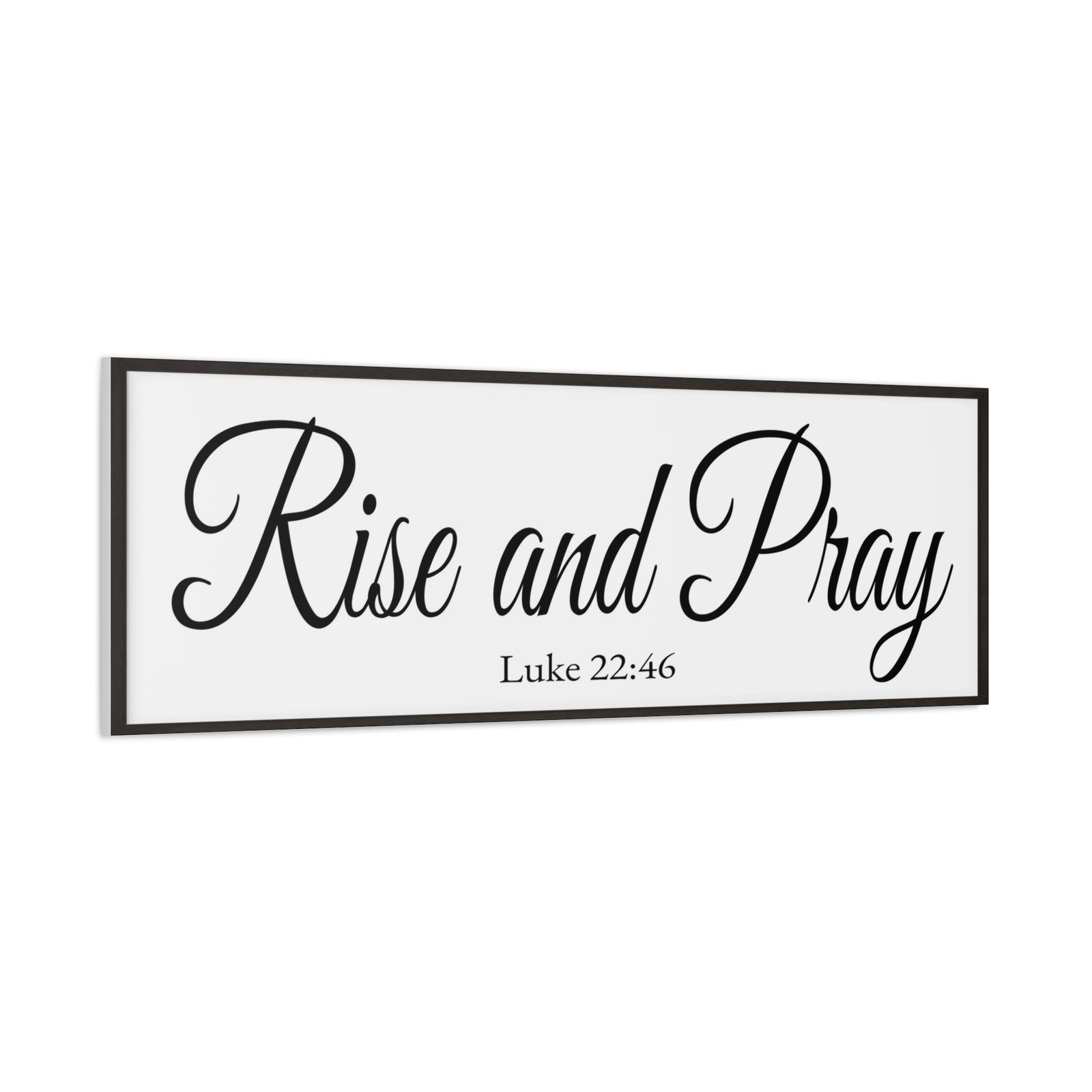 Scripture Walls Luke 22:46 White Bible Verse Canvas Christian Wall Art Ready to Hang Unframed-Express Your Love Gifts