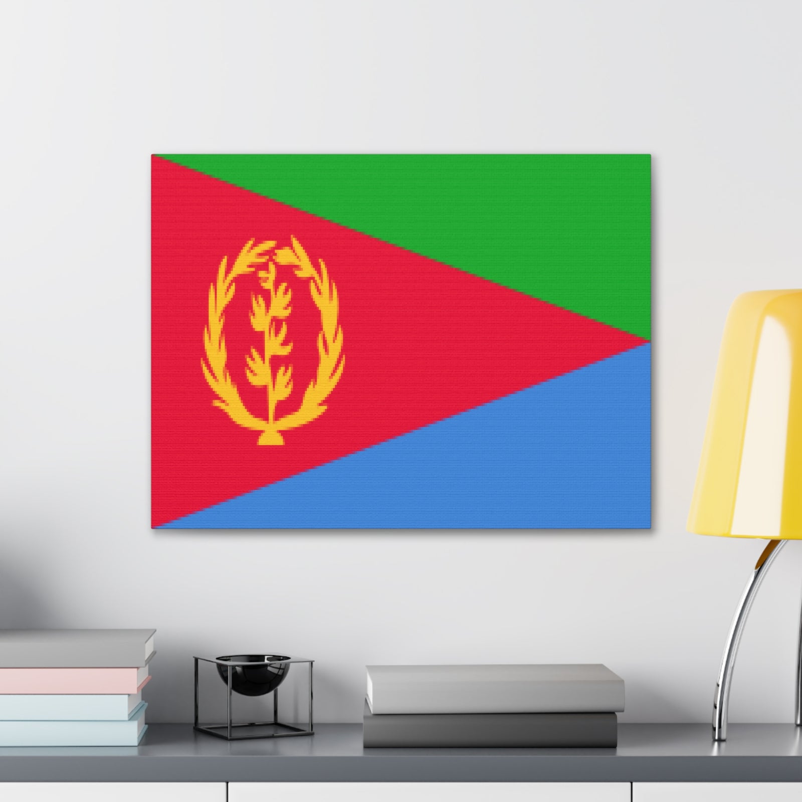Eritrea Country Flag Canvas Vibrant Wall Art Unframed Home Decor-Express Your Love Gifts