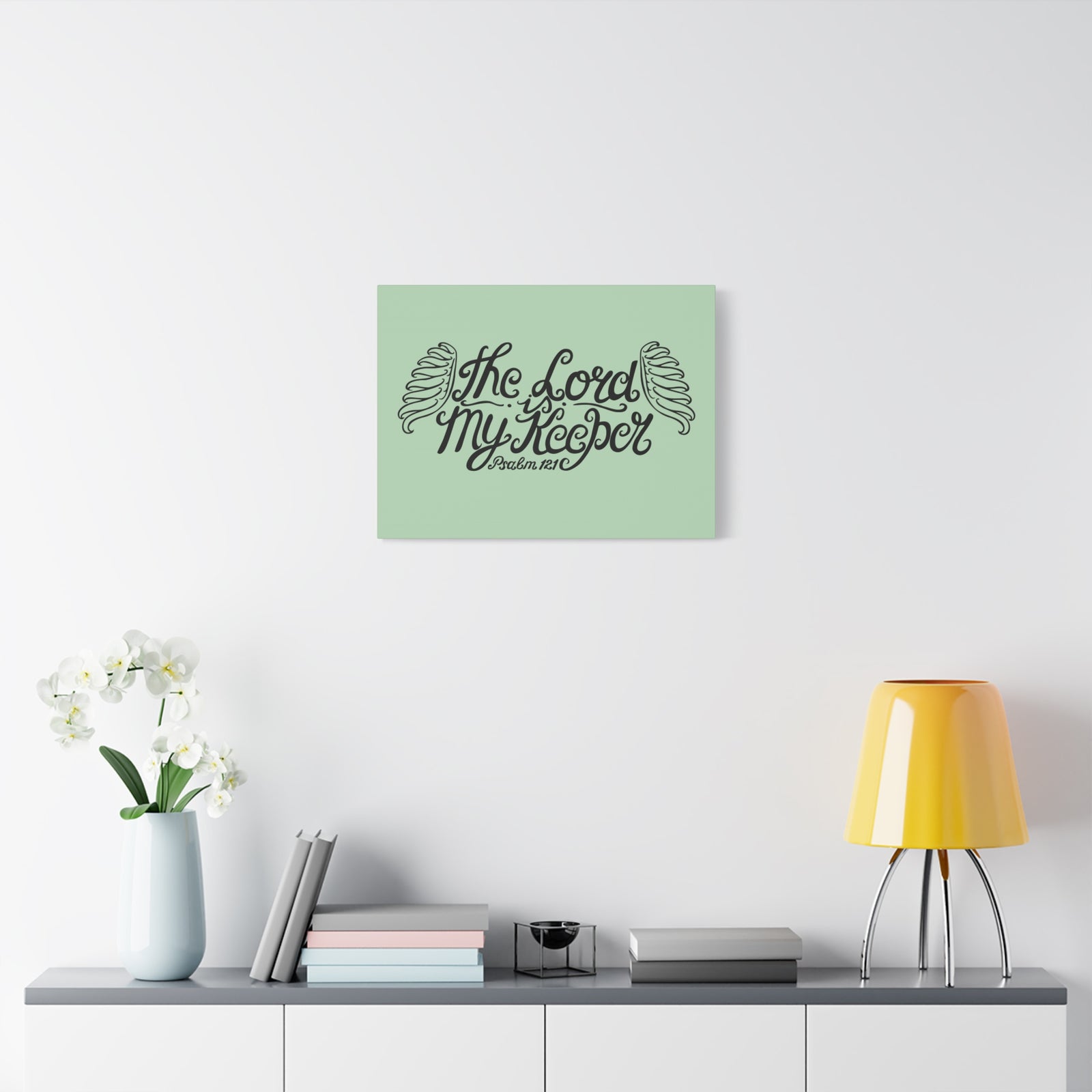 Scripture Walls The Lord Is My Keeper Psalm 121 Bible Verse Canvas Christian Wall Art Ready To Hang-Express Your Love Gifts