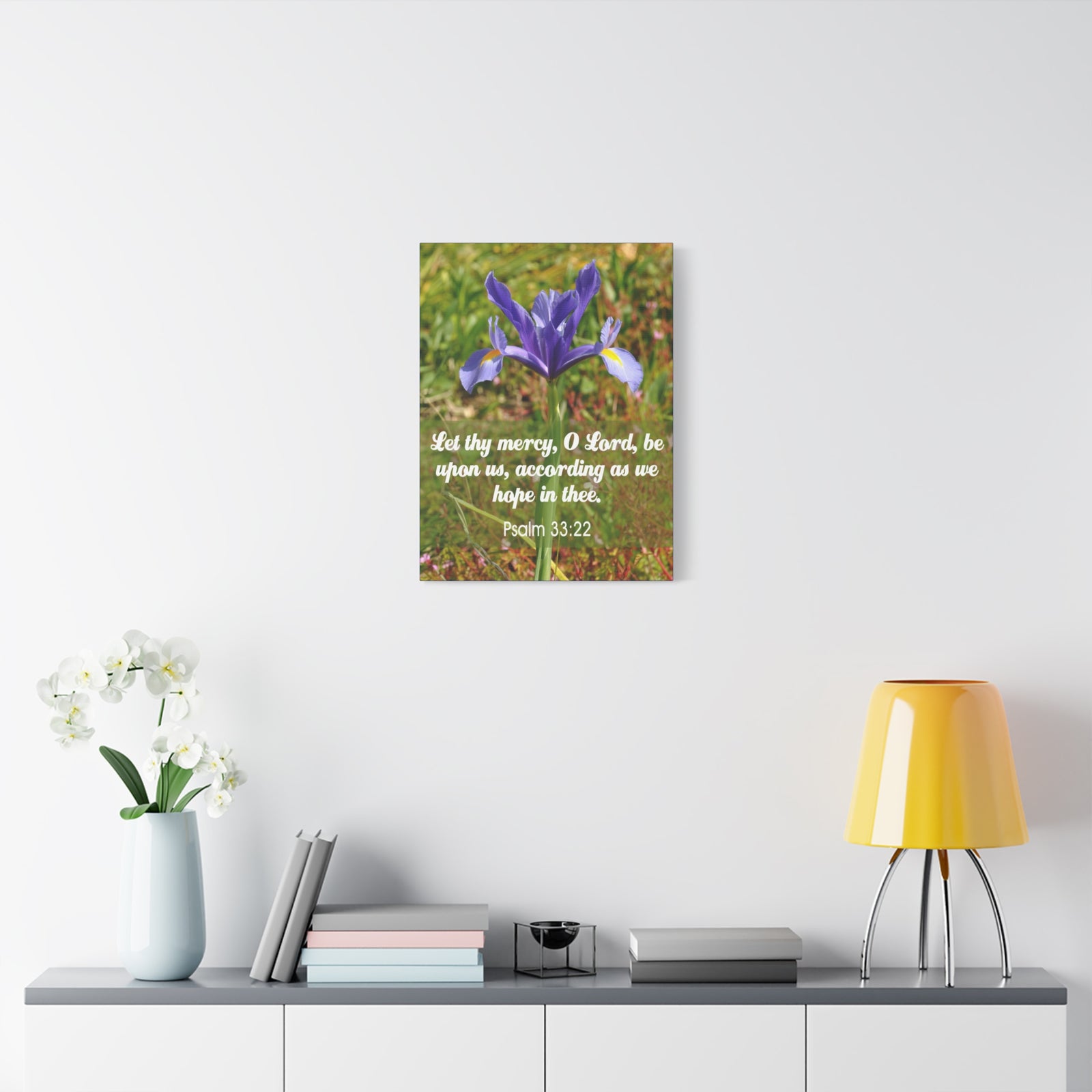 Scripture Walls Hope In Thee Psalm 33:22 Bible Verse Canvas Christian Wall Art Ready to Hang-Express Your Love Gifts