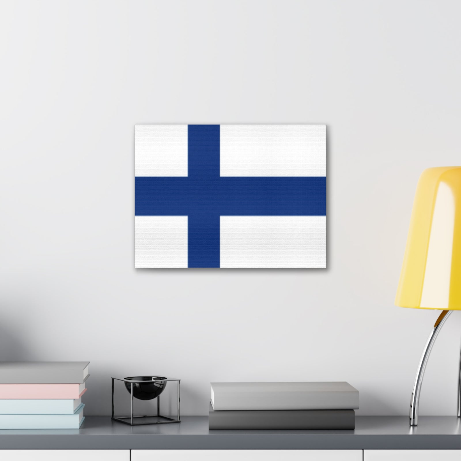 Finland Country Flag Canvas Vibrant Wall Art Unframed Home Decor-Express Your Love Gifts