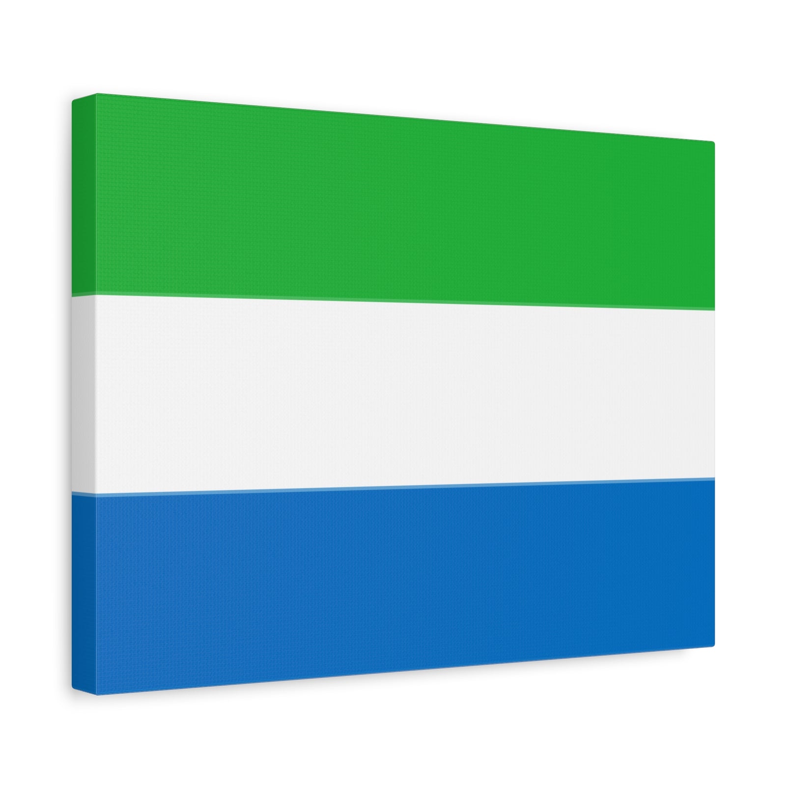 Sierra Leone Country Flag Canvas Vibrant Wall Art Unframed Home Decor-Express Your Love Gifts