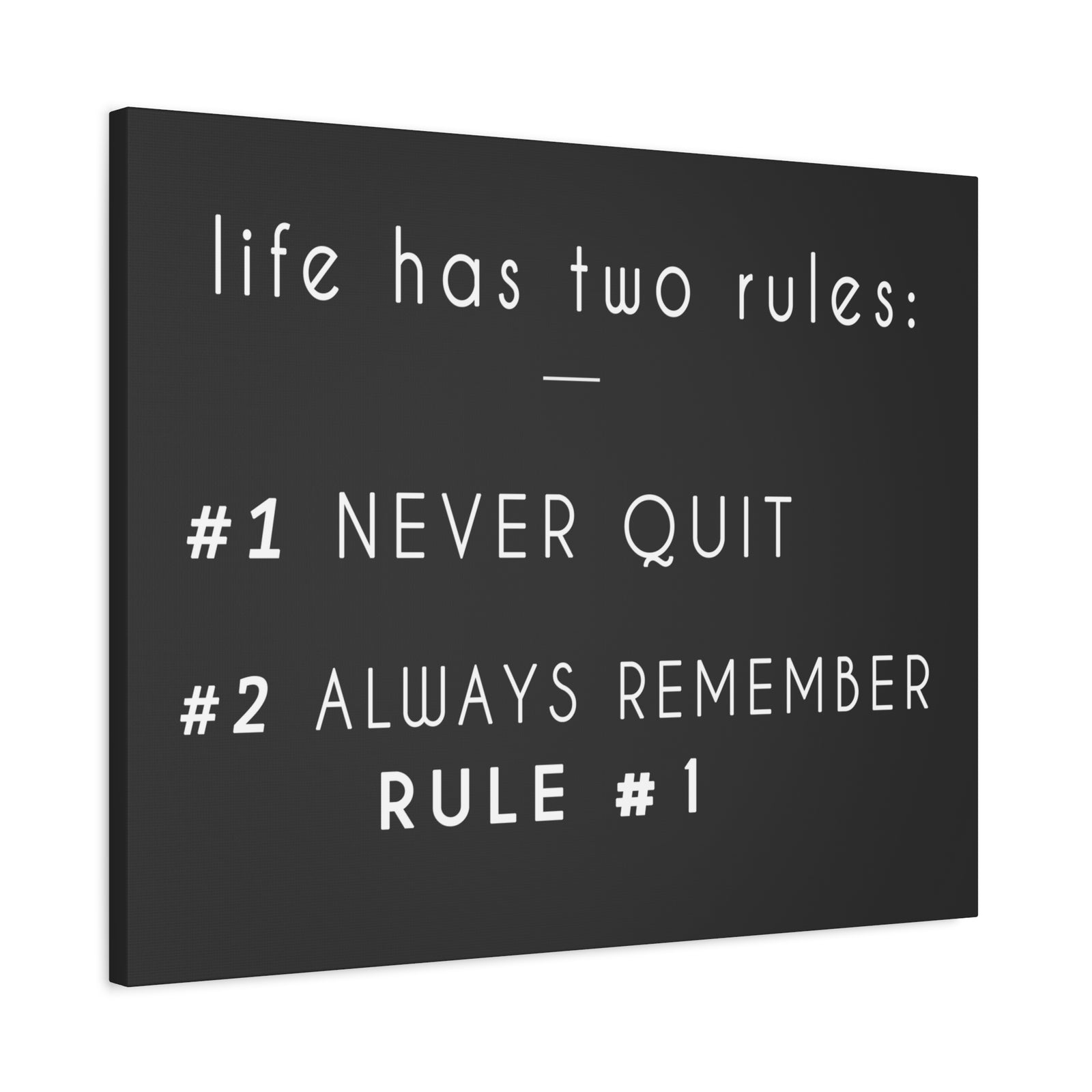 Inspirational Wall Art Never Quit Always Remember Motivation Wall Decor for Home Office Gym Inspiring Success Quote Print Ready to Hang-Express Your Love Gifts