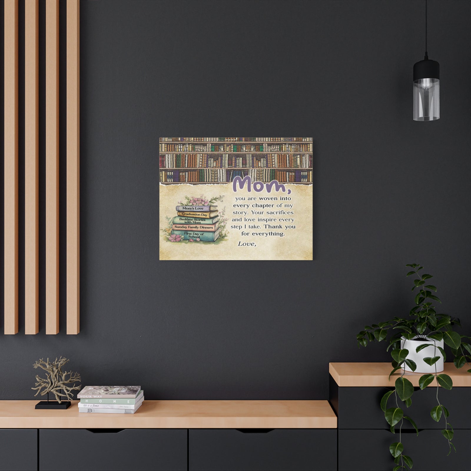 Personalized To My Mom Every Chapter Elegant Home Décor-Express Your Love Gifts