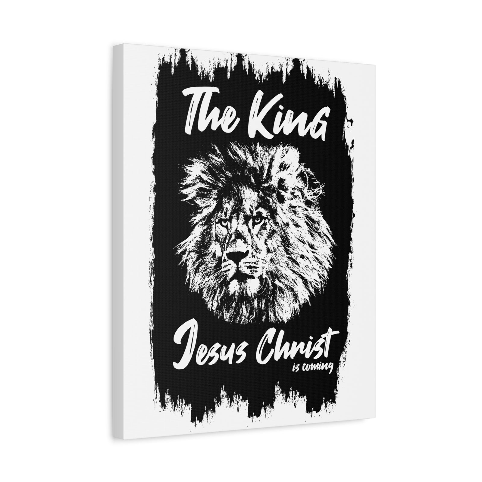 Scripture Walls King Jesus is Coming Bible Verse Canvas Christian Wall Art Ready to Hang Unframed-Express Your Love Gifts