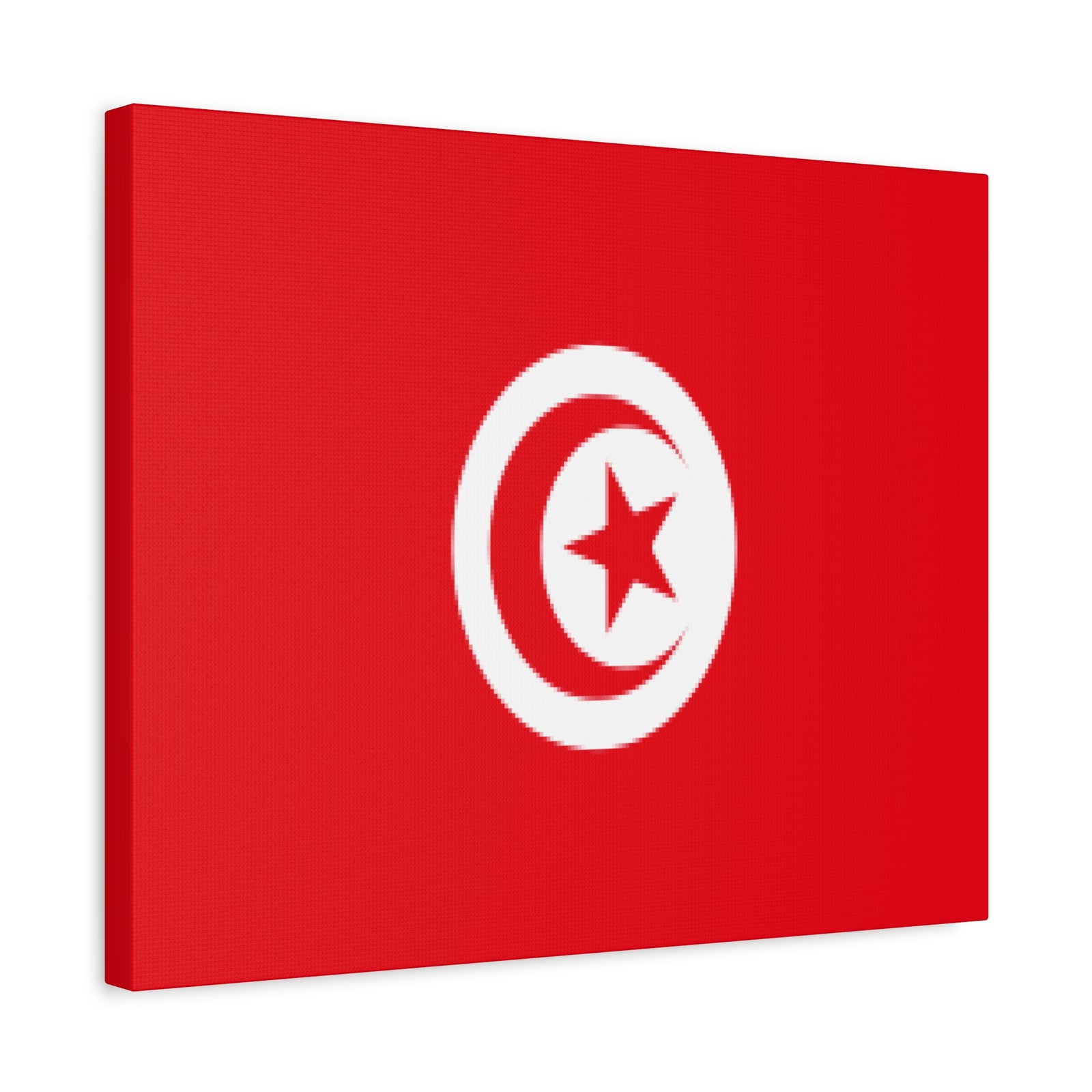 Tunisia Country Flag Canvas Vibrant Wall Art Unframed Home Decor-Express Your Love Gifts