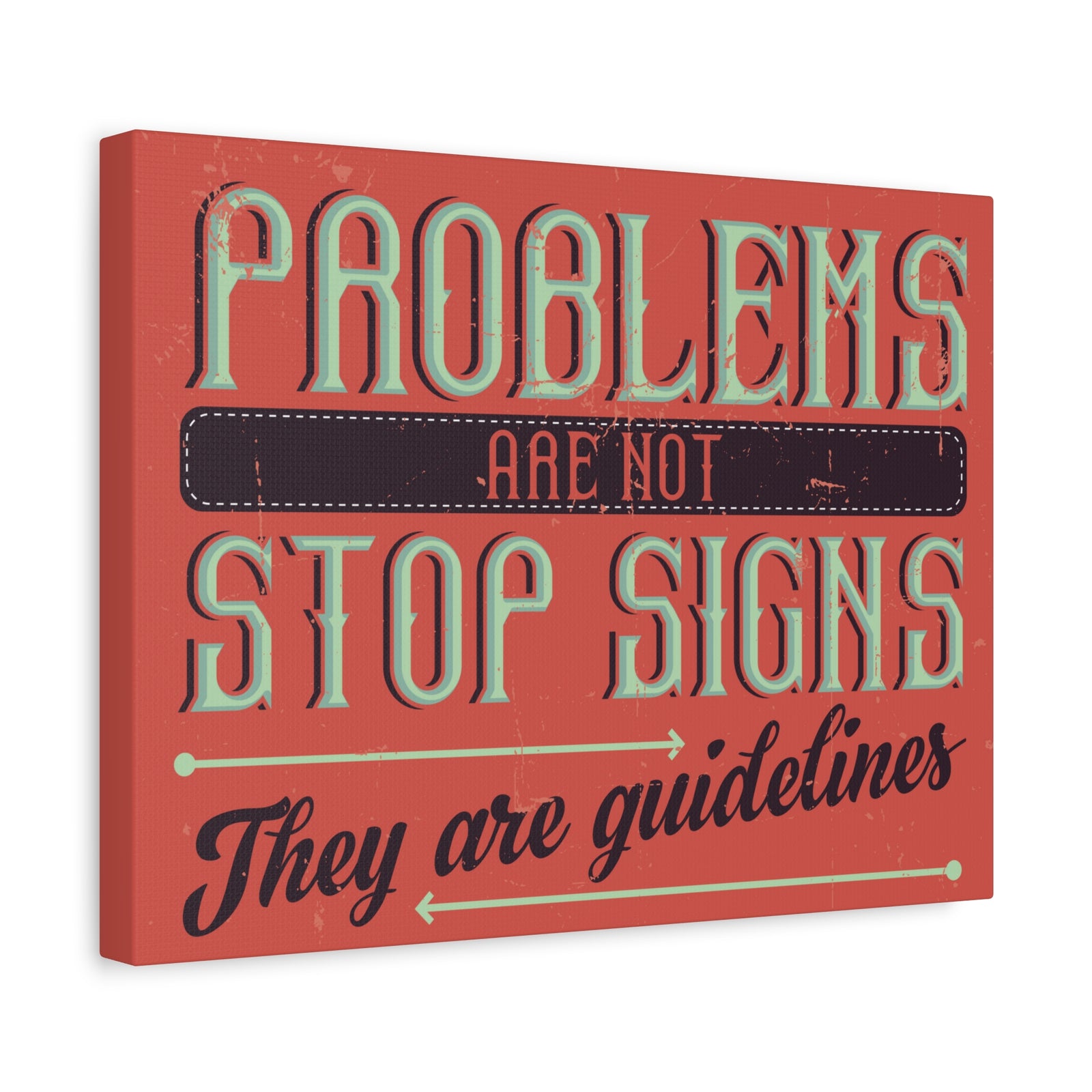 Inspirational Quote Canvas Guidelines Wall Art Motivational Motto Inspiring Prints Artwork Decor Ready to Hang-Express Your Love Gifts