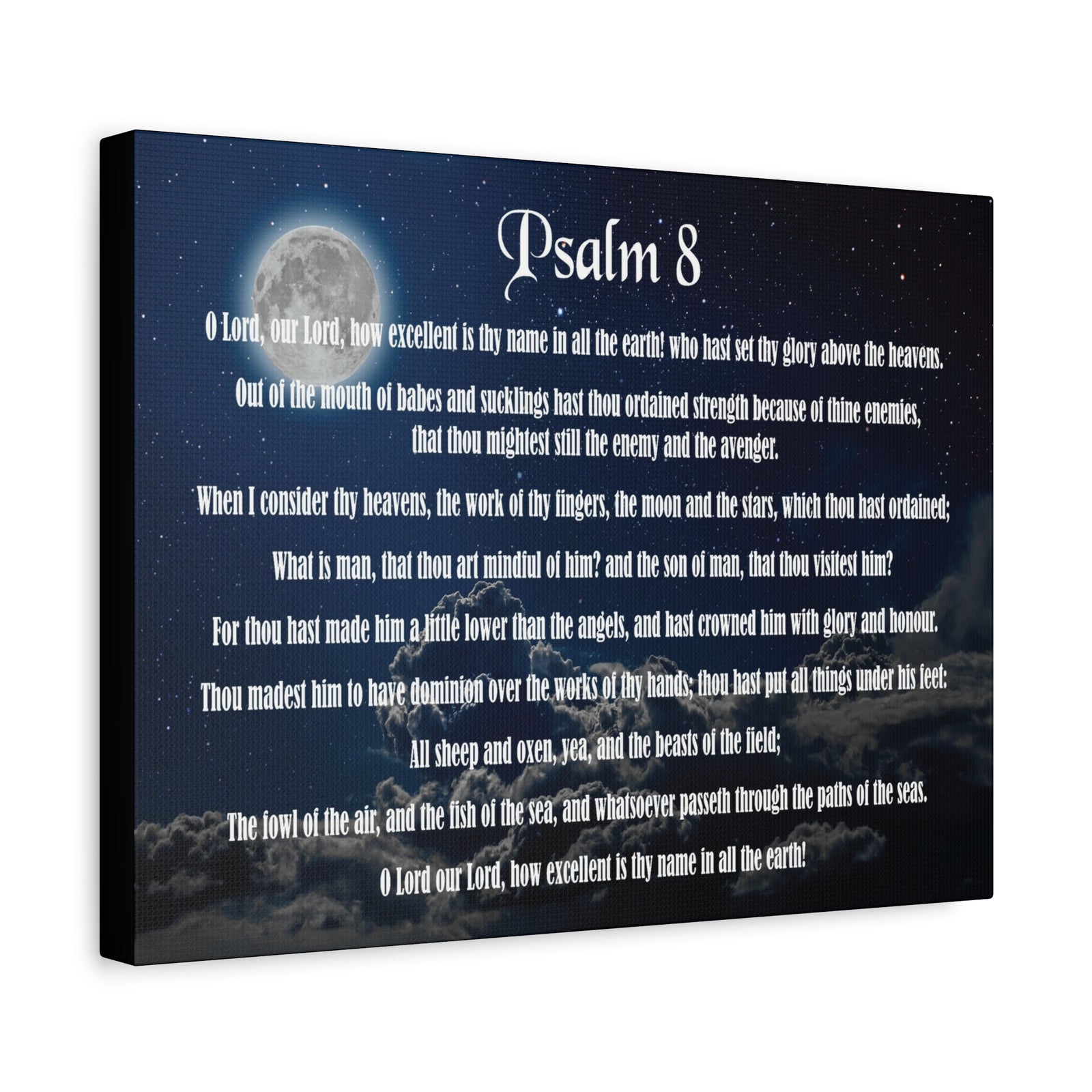 Scripture Walls Surrounded By Your Glory Psalm 8:1 Christian Wall Art Bible Verse Print Ready to Hang-Express Your Love Gifts
