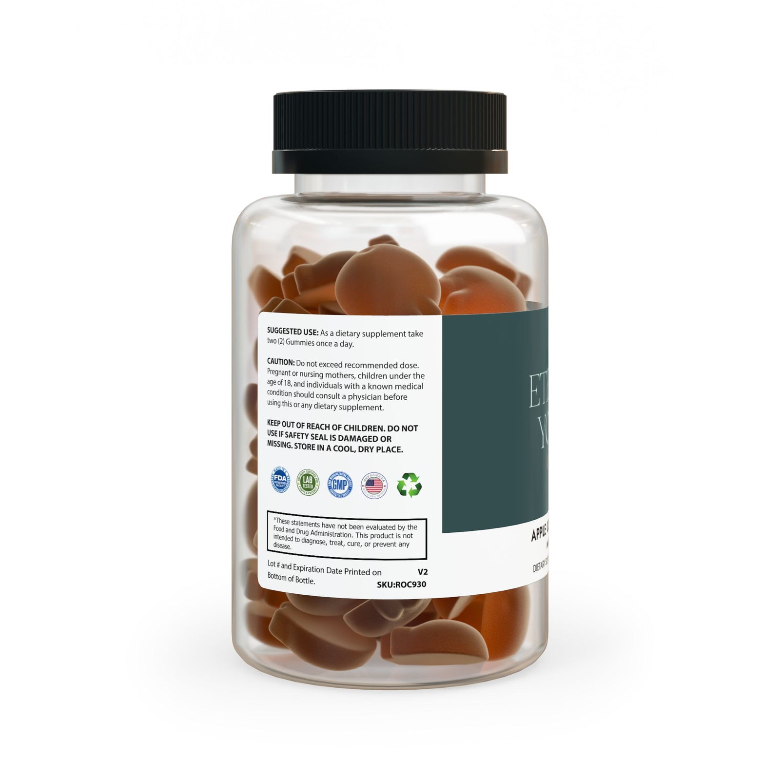 Apple Cider Vinegar Gummies – Multi-Fruit Flavor | 60 Vegan, Non-GMO Gummies for Energy & Wellness-Express Your Love Gifts
