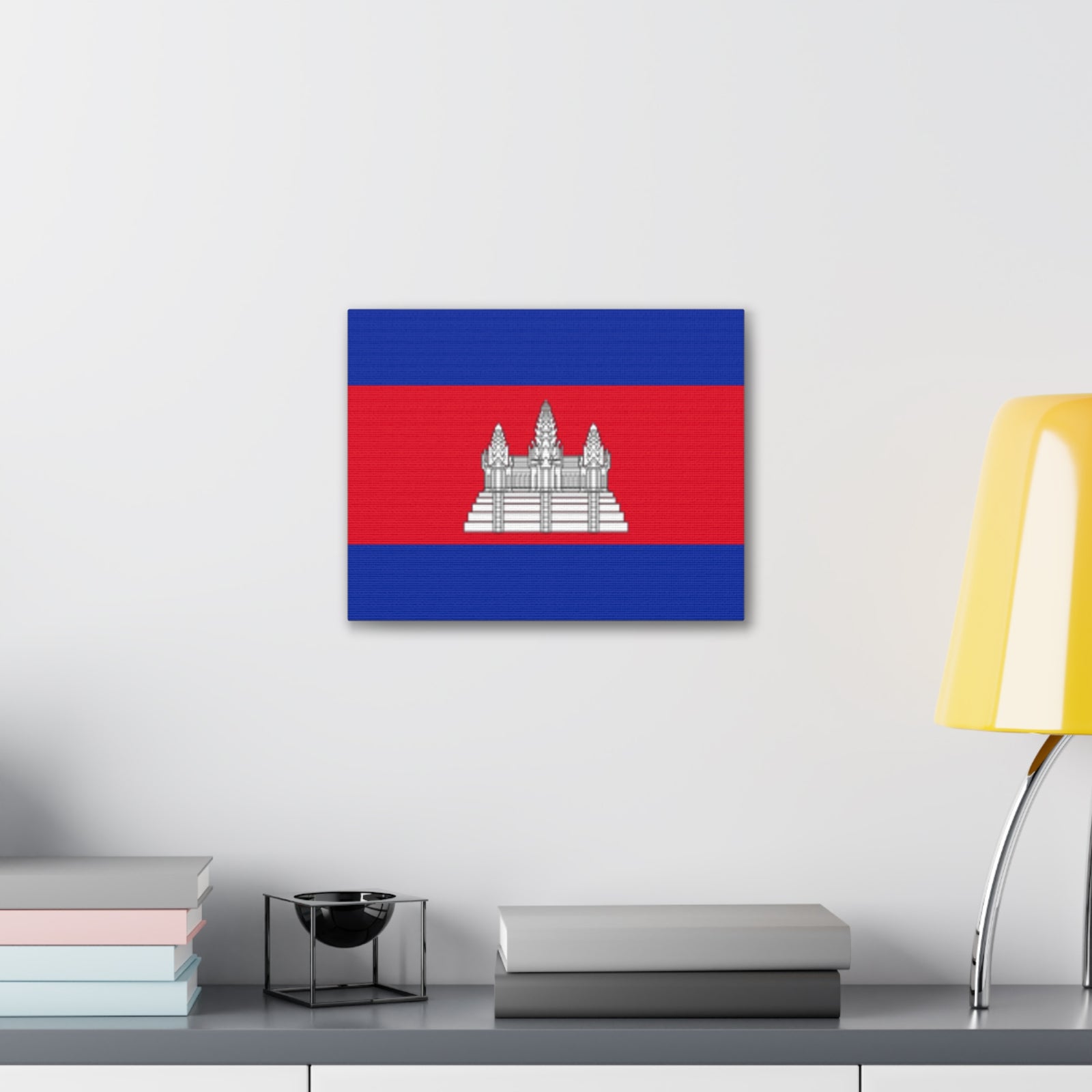 Cambodia Country Flag Canvas Vibrant Wall Art Unframed Home Decor-Express Your Love Gifts