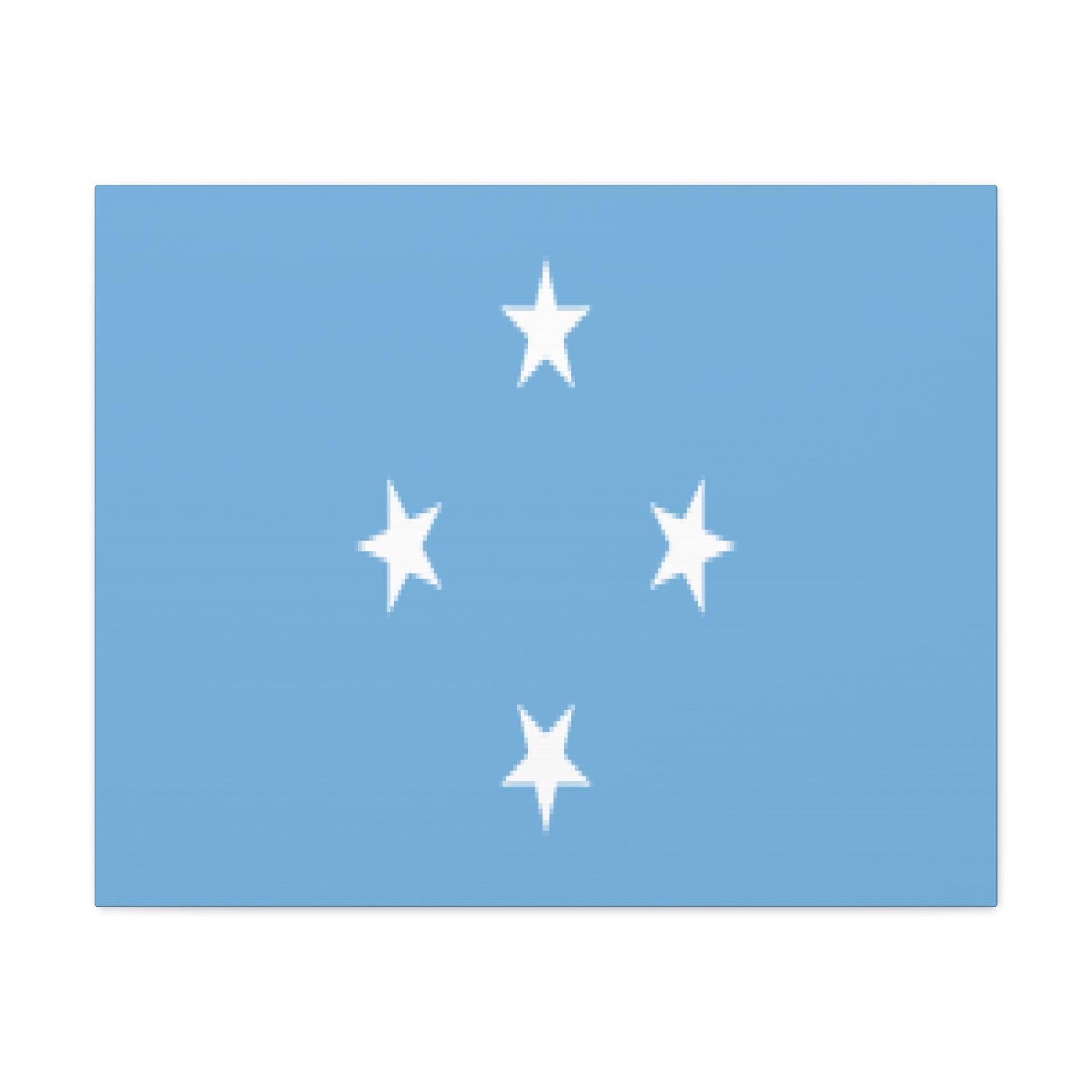Micronesia Country Flag Canvas Vibrant Wall Art Unframed Home Decor-Express Your Love Gifts