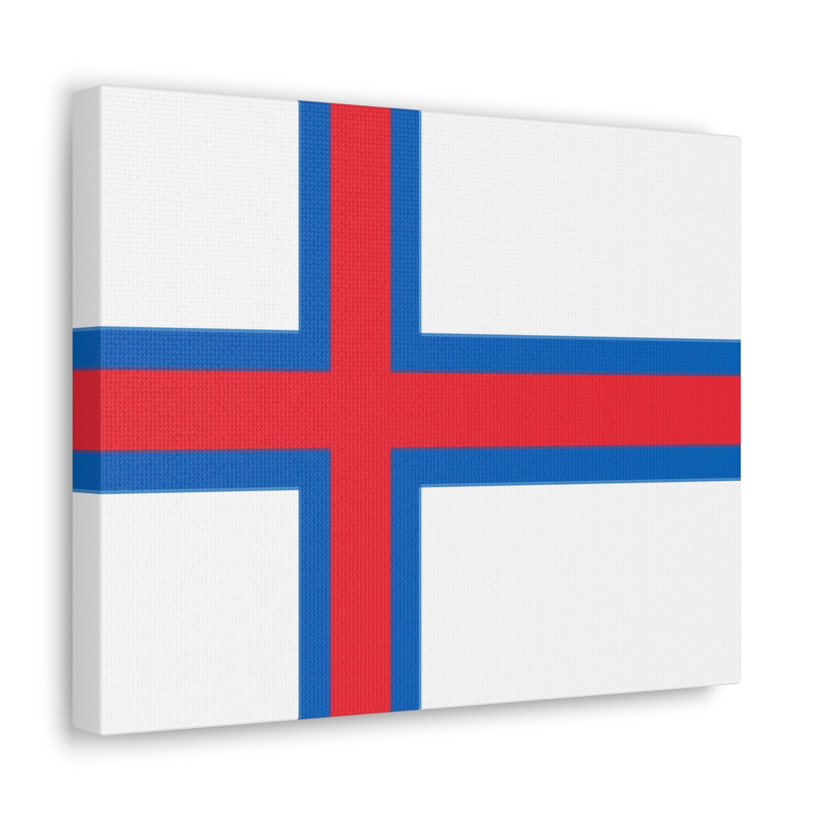 Faroe Islands Country Flag Canvas Vibrant Wall Art Unframed Home Decor-Express Your Love Gifts