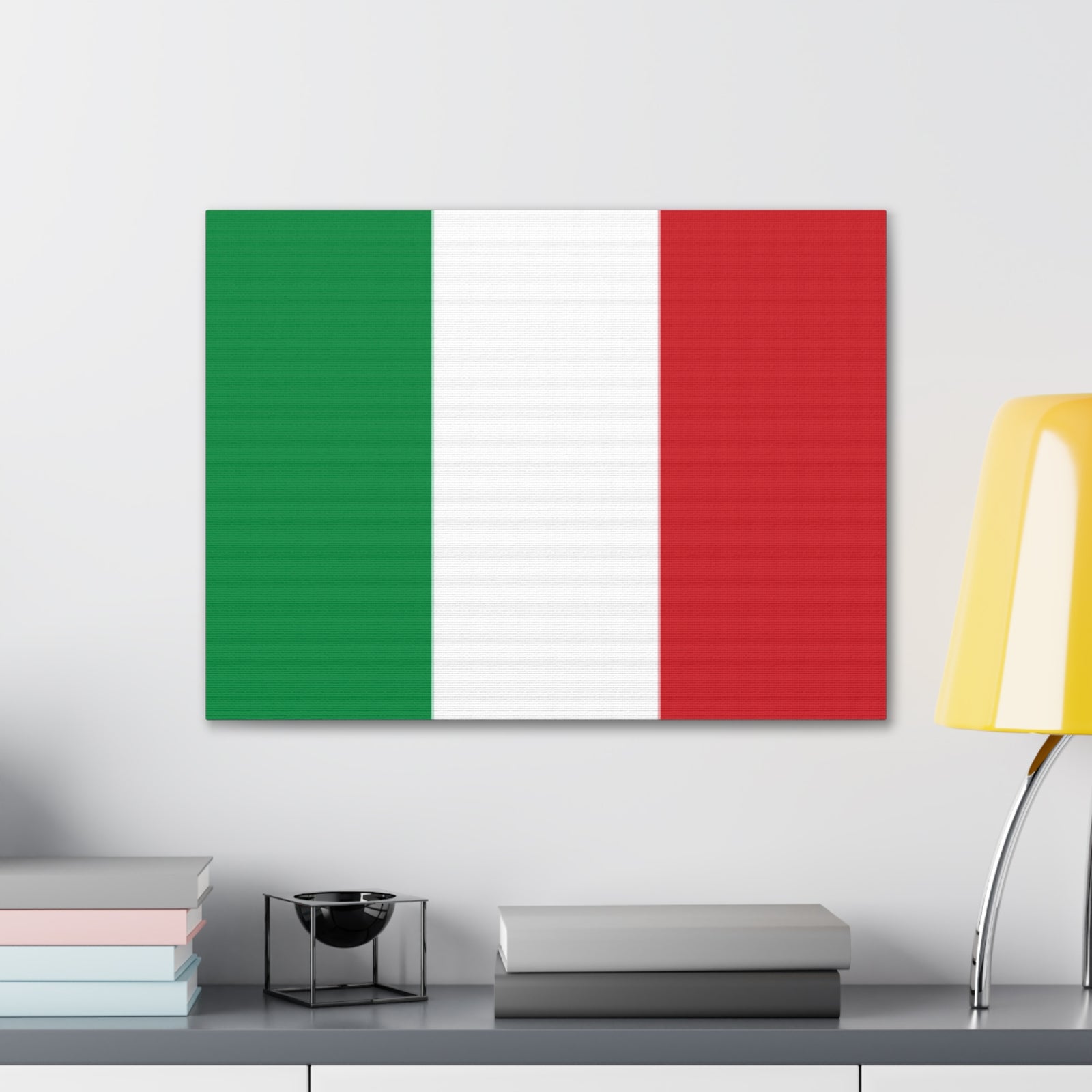 Italy Country Flag Canvas Vibrant Wall Art Unframed Home Decor-Express Your Love Gifts