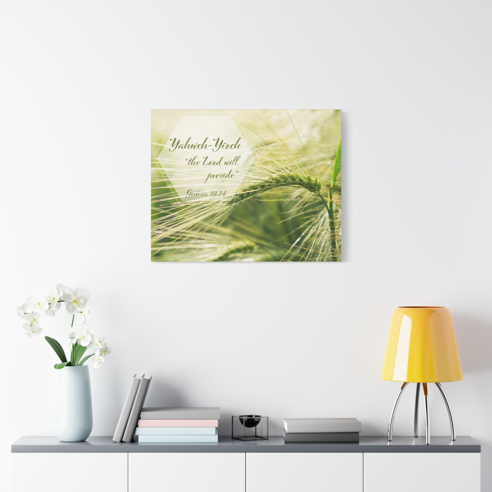 Scripture Walls The Lord Will Provide Genesis 22:14 Bible Verse Canvas Christian Wall Art Bible Verse Print Ready To Hang-Express Your Love Gifts
