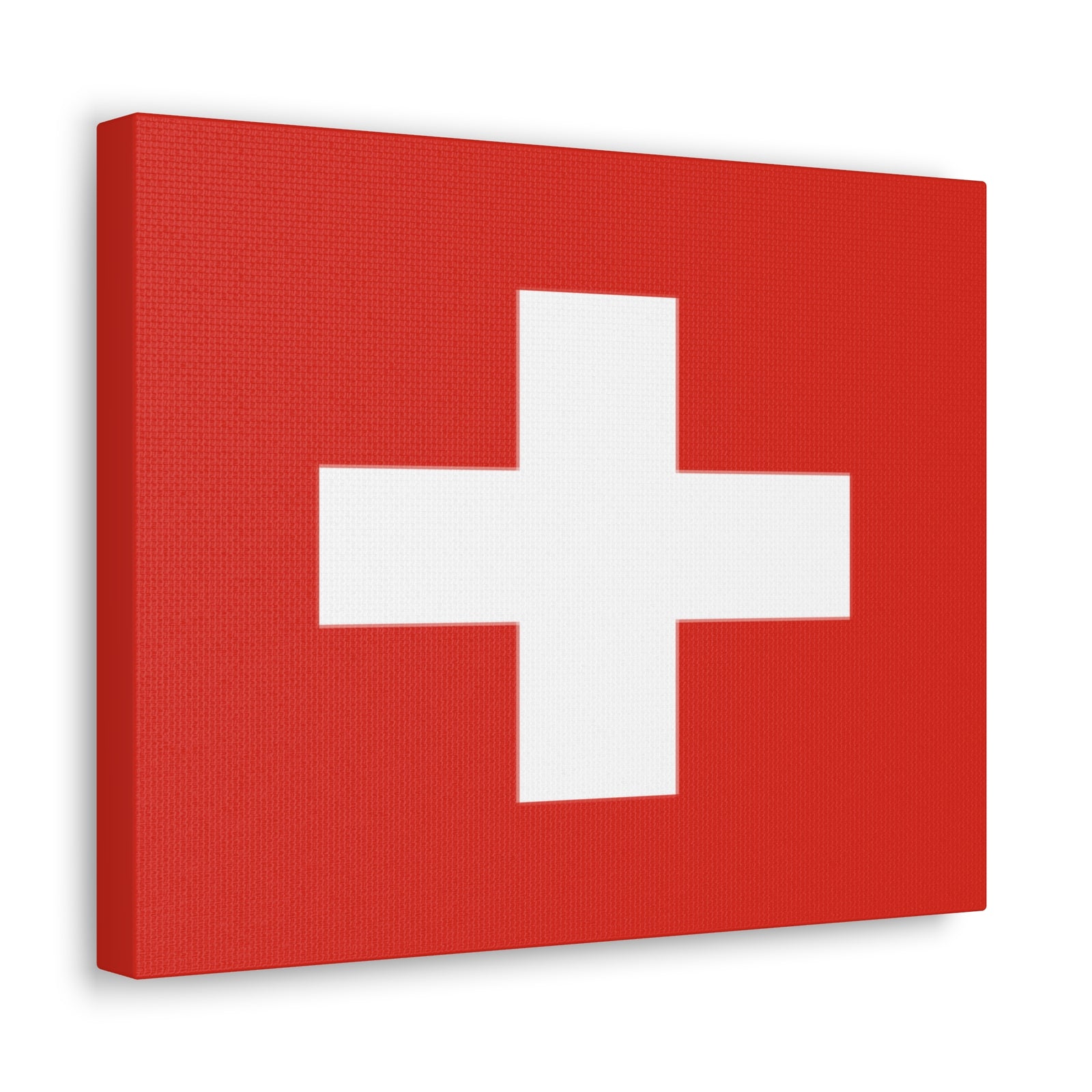 Switzerland Country Flag Canvas Vibrant Wall Art Unframed Home Decor-Express Your Love Gifts