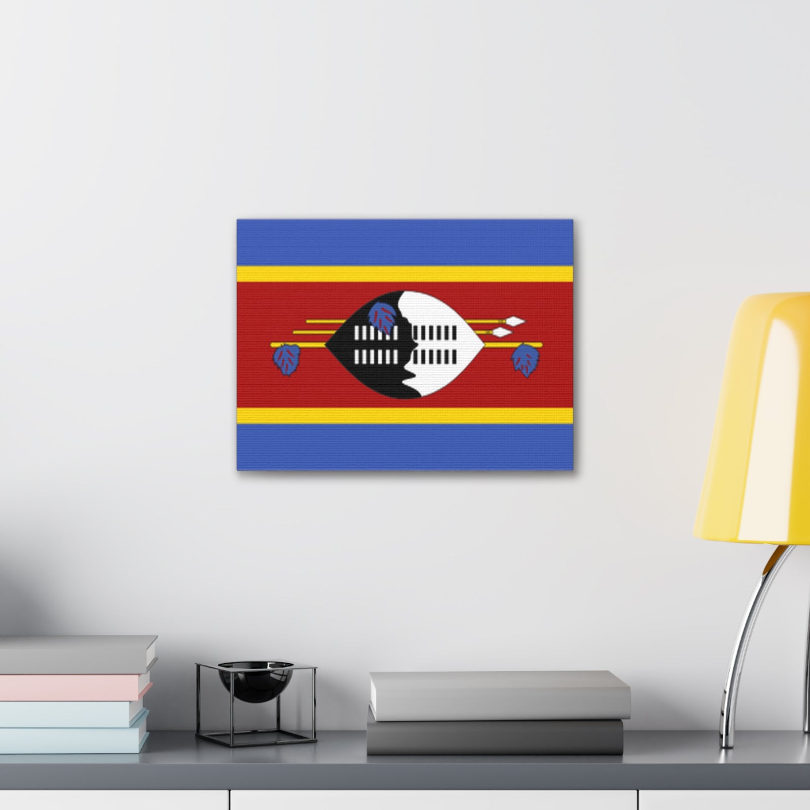 Eswatini Country Flag Canvas Vibrant Wall Art Unframed Home Decor-Express Your Love Gifts