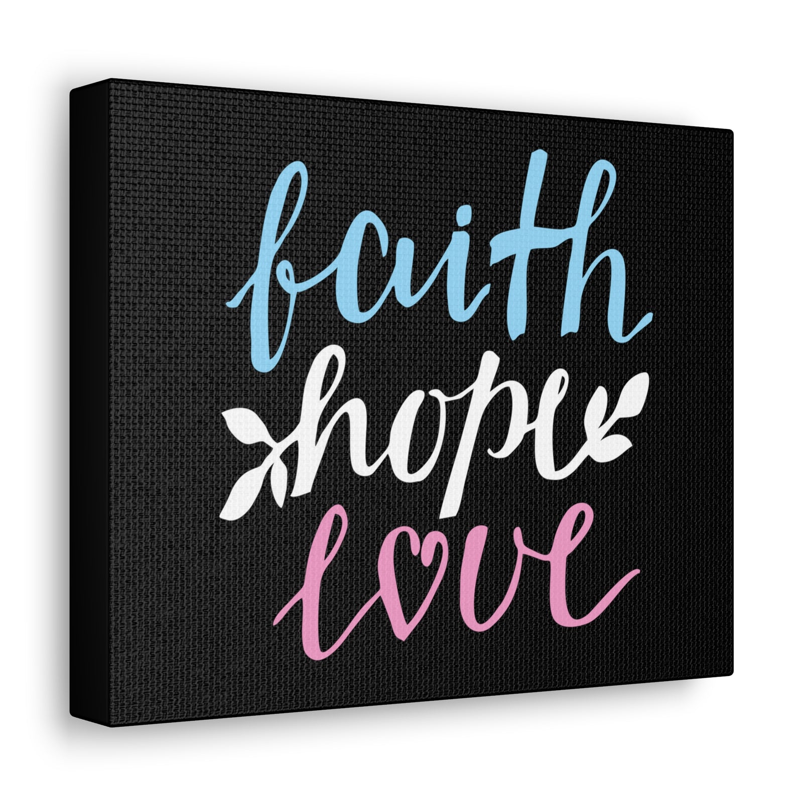 Scripture Walls Faith Hope Love Colors 1 Corinthians 13:13 Christian Wall Art Bible Verse Print Ready To Hang-Express Your Love Gifts