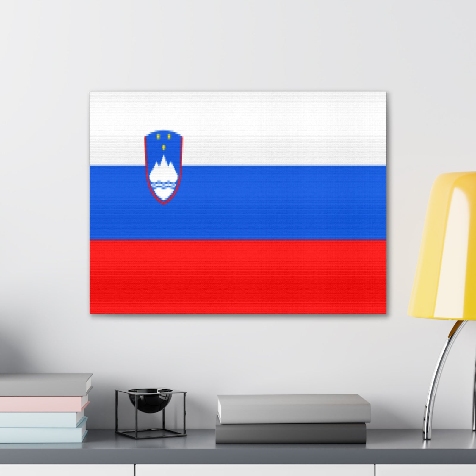Slovenia Country Flag Canvas Vibrant Wall Art Unframed Home Decor-Express Your Love Gifts