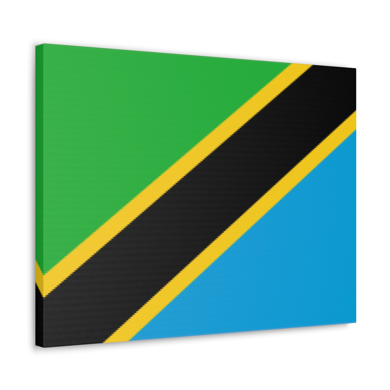 Tanzania Country Flag Canvas Vibrant Wall Art Unframed Home Decor-Express Your Love Gifts