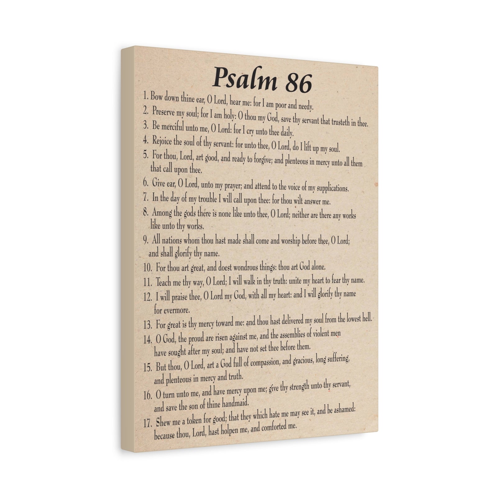 Scripture Walls Praying in Difficult Times Psalm 86:2 Bible Verse Canvas Christian Wall Art Ready to Hang-Express Your Love Gifts