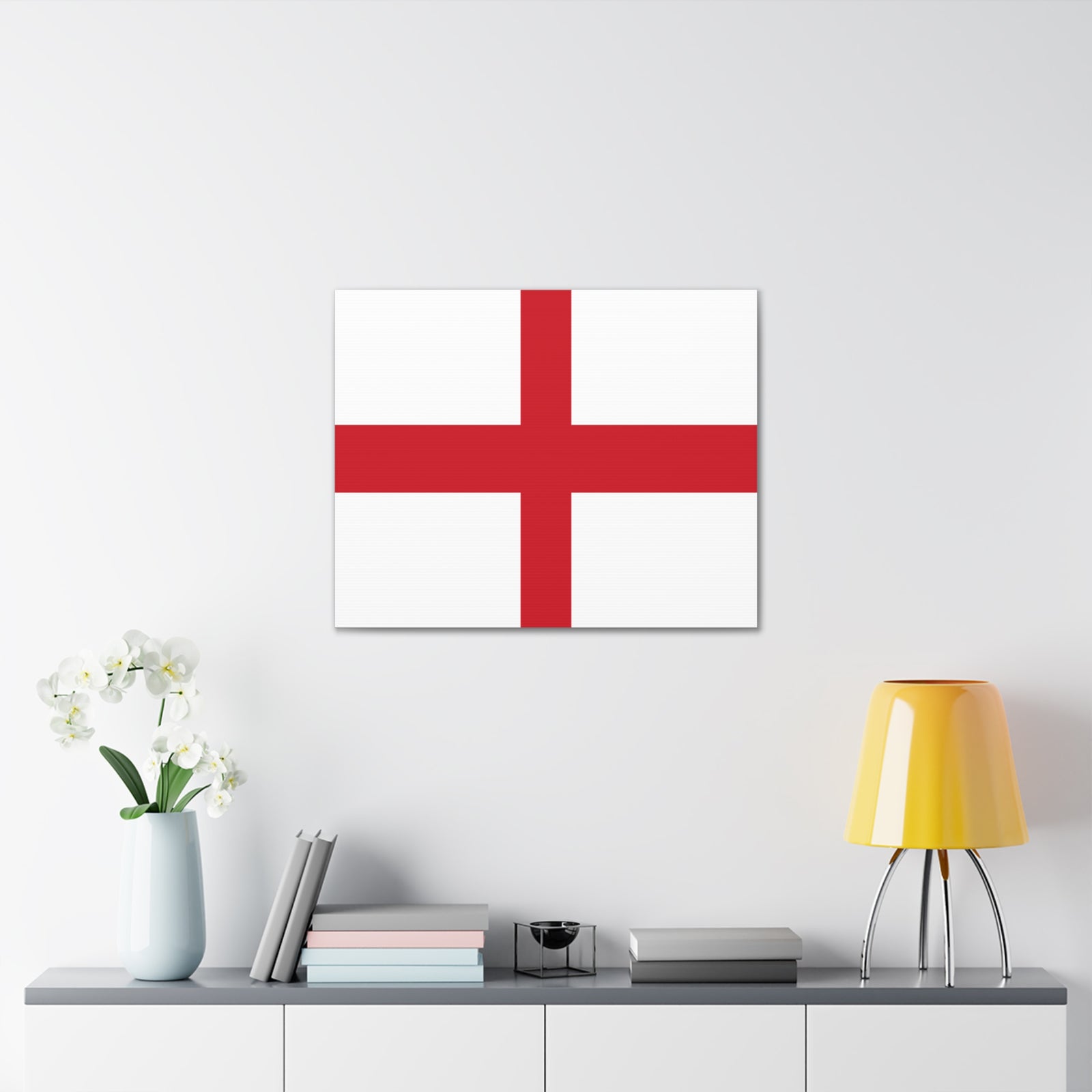 England Country Flag Canvas Vibrant Wall Art Unframed Home Decor-Express Your Love Gifts