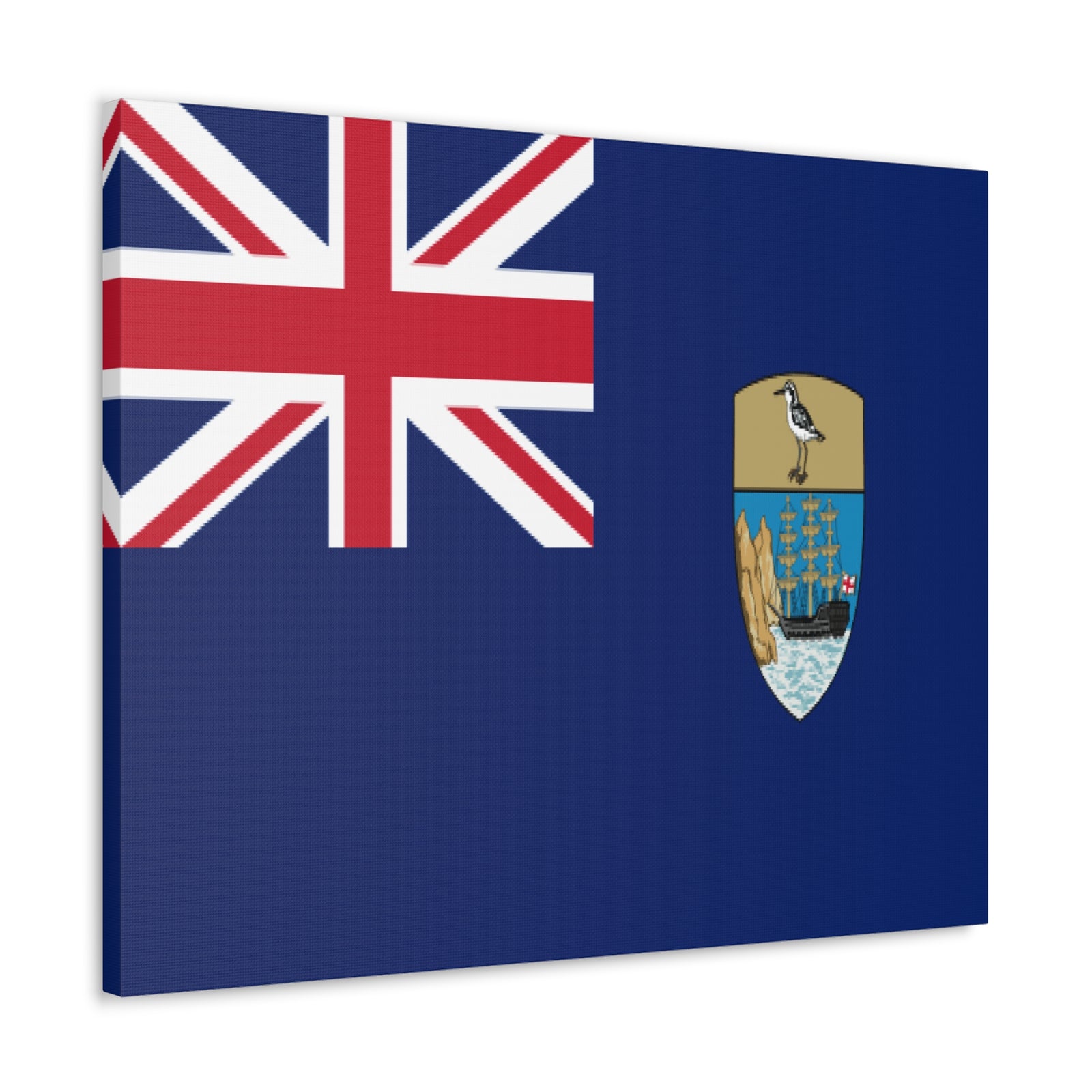 Saint Helena, Ascension and Tristan da Cunha Country Flag Canvas Vibrant Wall Art Unframed Home Decor-Express Your Love Gifts