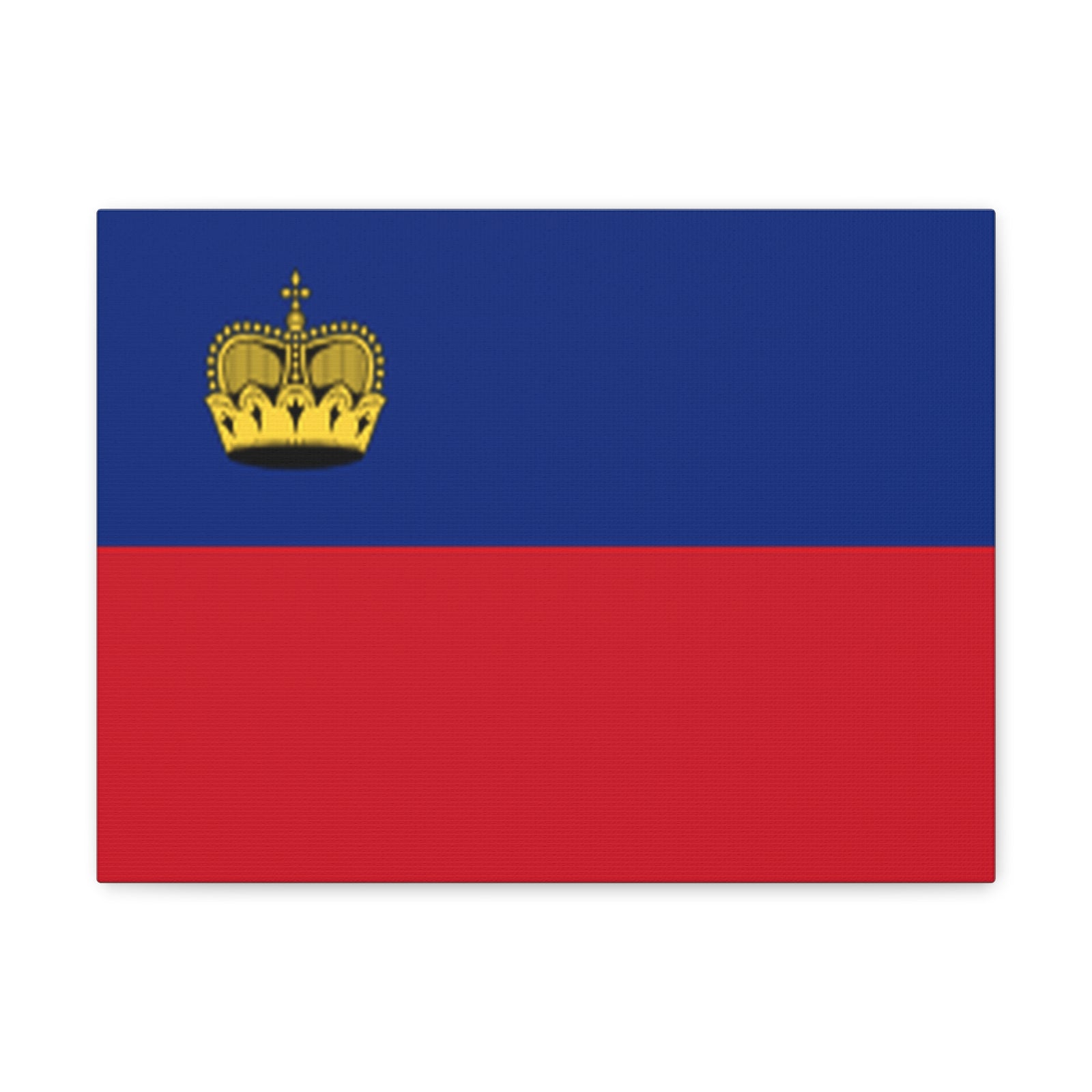 Liechtenstein Country Flag Canvas Vibrant Wall Art Unframed Home Decor-Express Your Love Gifts
